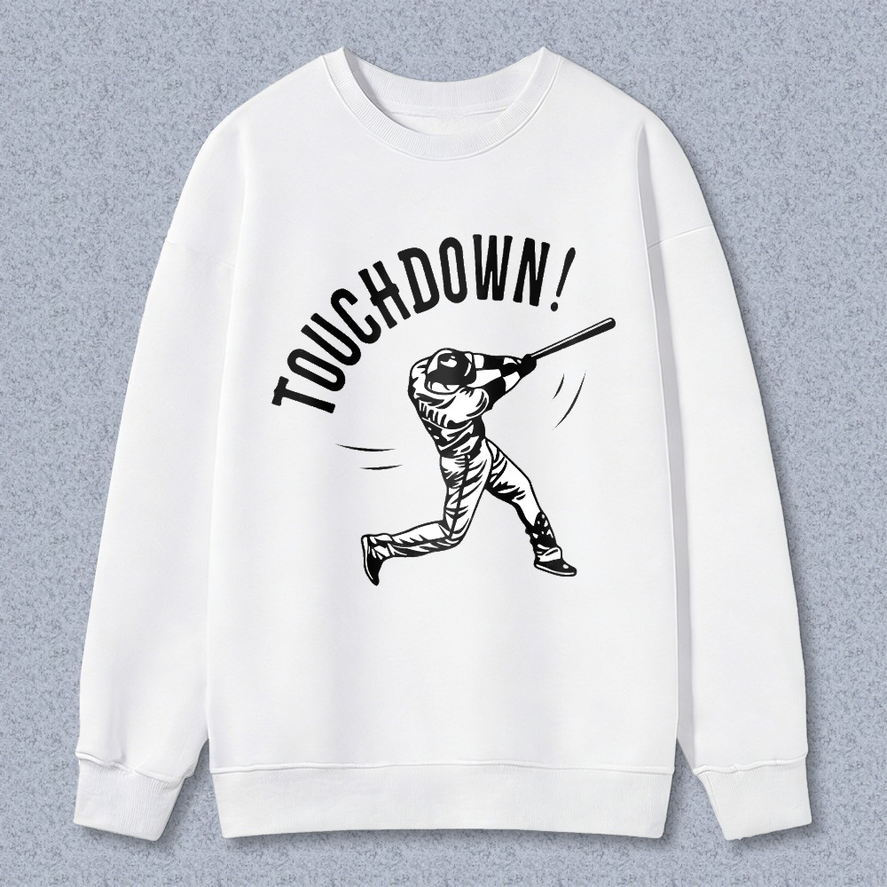 Dorawear™ Touchdown Baseball Player Graphic Unisex Classic Sweatshirt