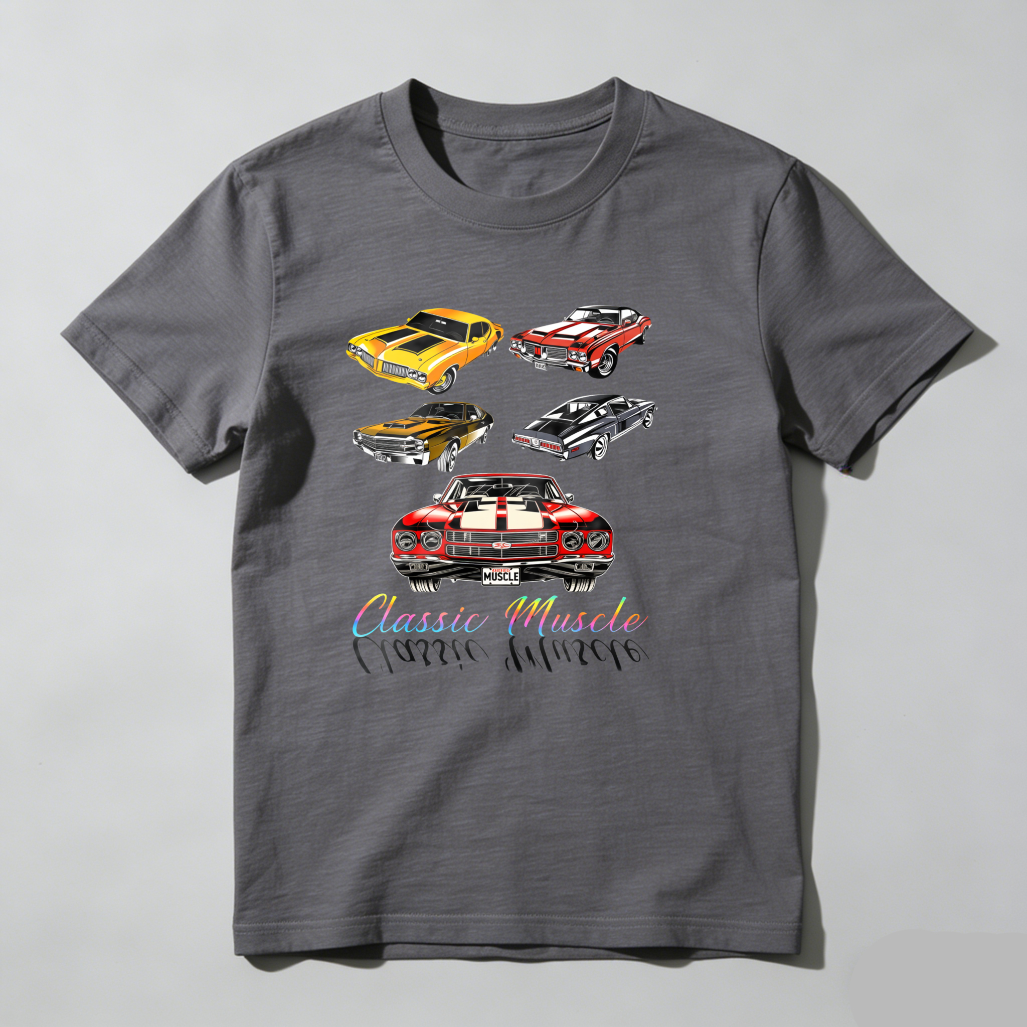 Dorawear Classic Muscle Cars Collection Design T Shirt