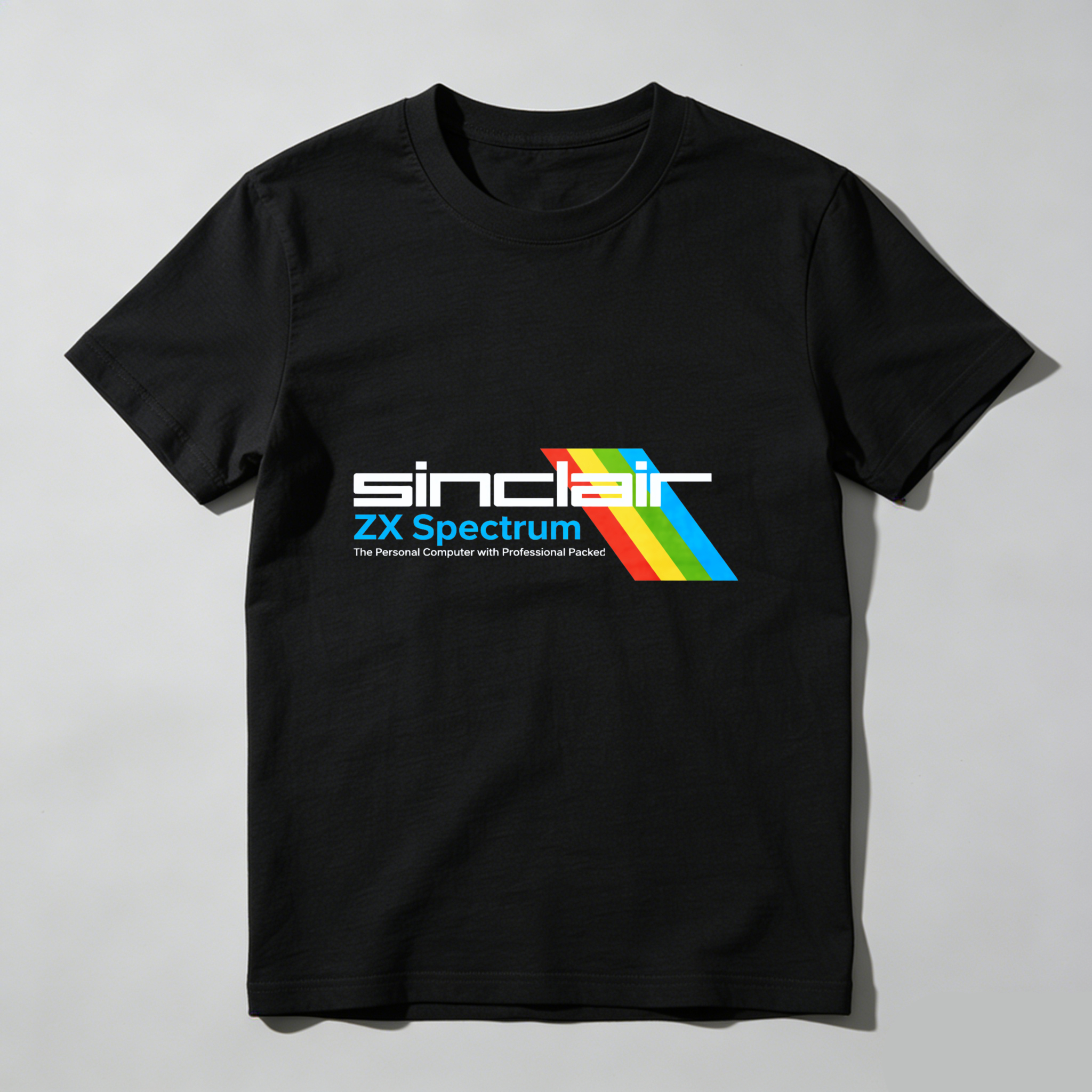 Dorawear™ Sinclair ZX Spectrum Logo Retro Gaming Pure Cotton Short Sleeve T-Shirt-Dorawear
