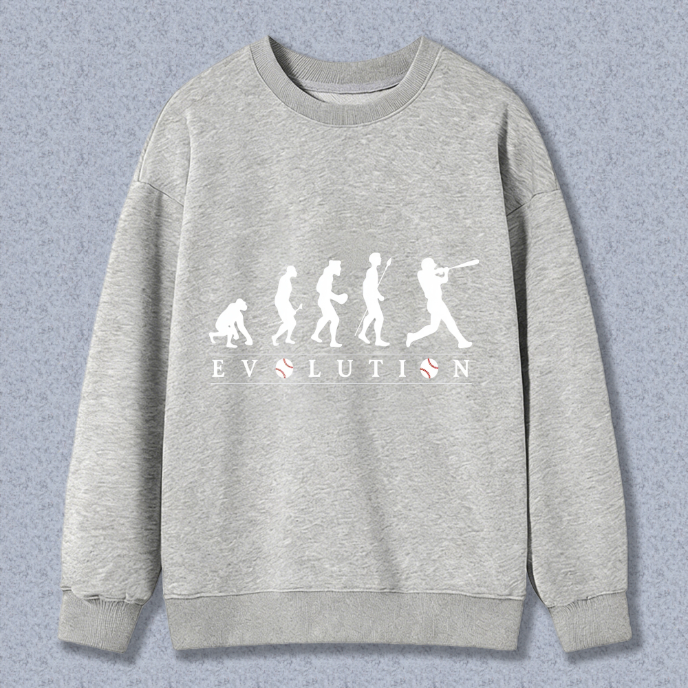 Dorawear™ Evolution Baseball Player Design Unisex Classic Sweatshirt