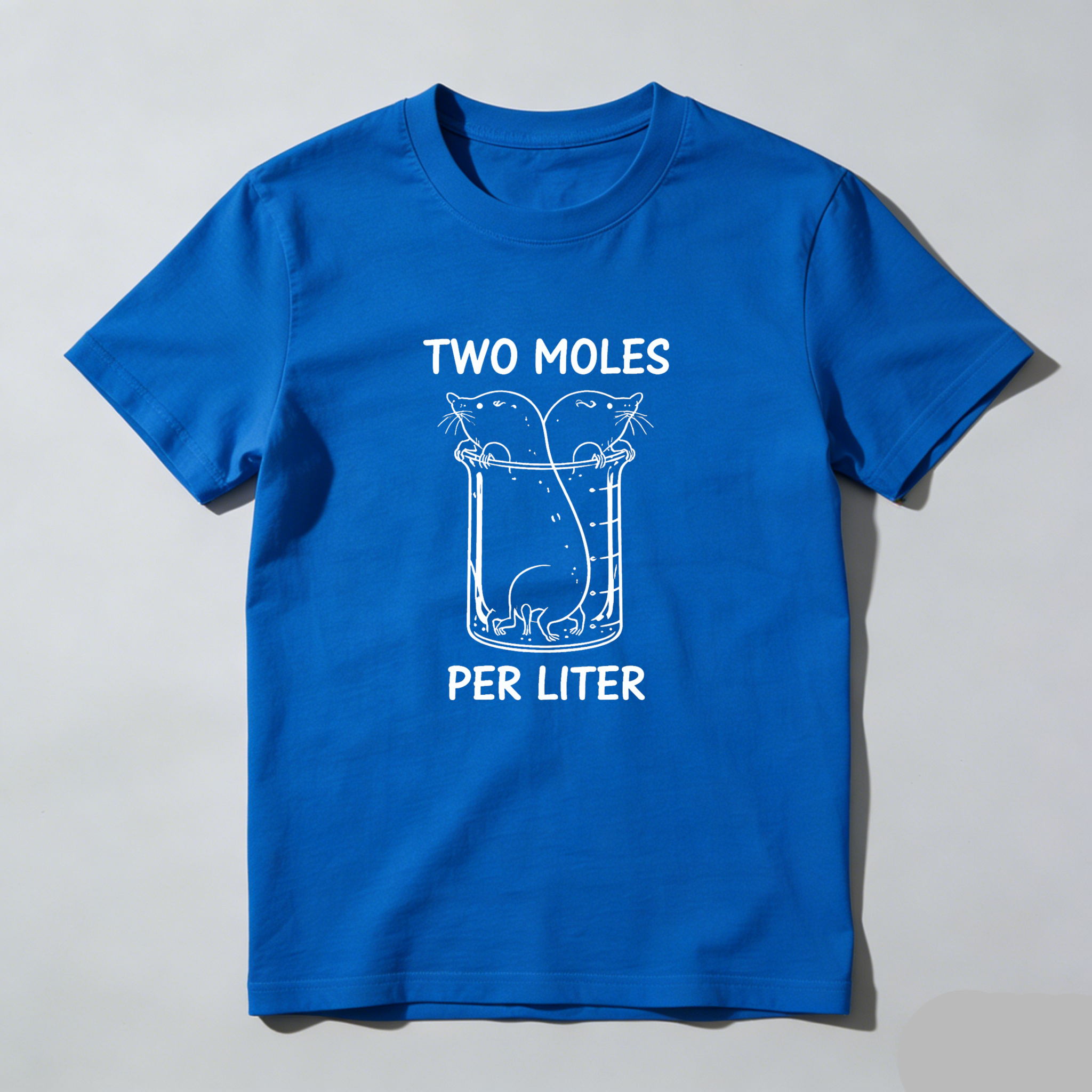 Dorawear™ Two Moles Per Liter Pure Cotton Short Sleeve T Shirt-Dorawear