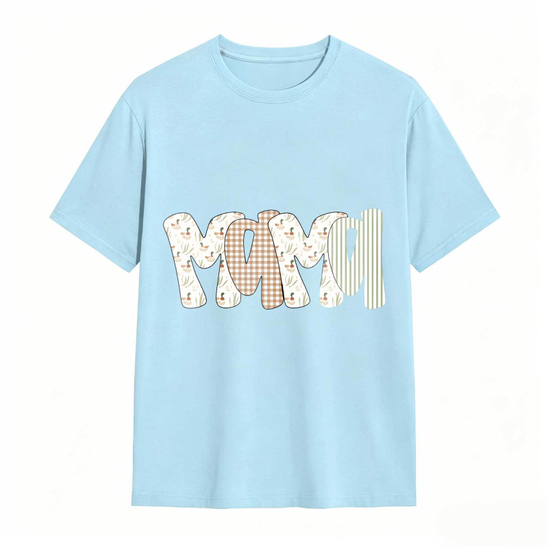 Dorawear™Mama Patterned Text Design Unisex Classic T-shirt