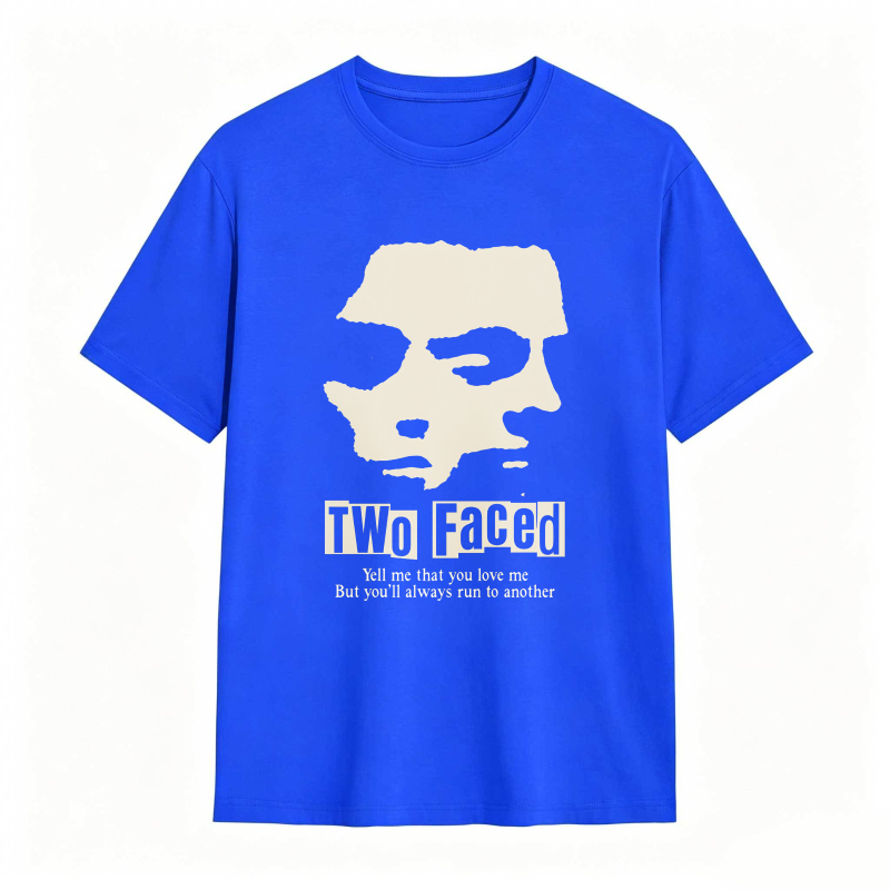 Dorawear™Two Faced Skull Design With Quote Unisex Classic T-shirt