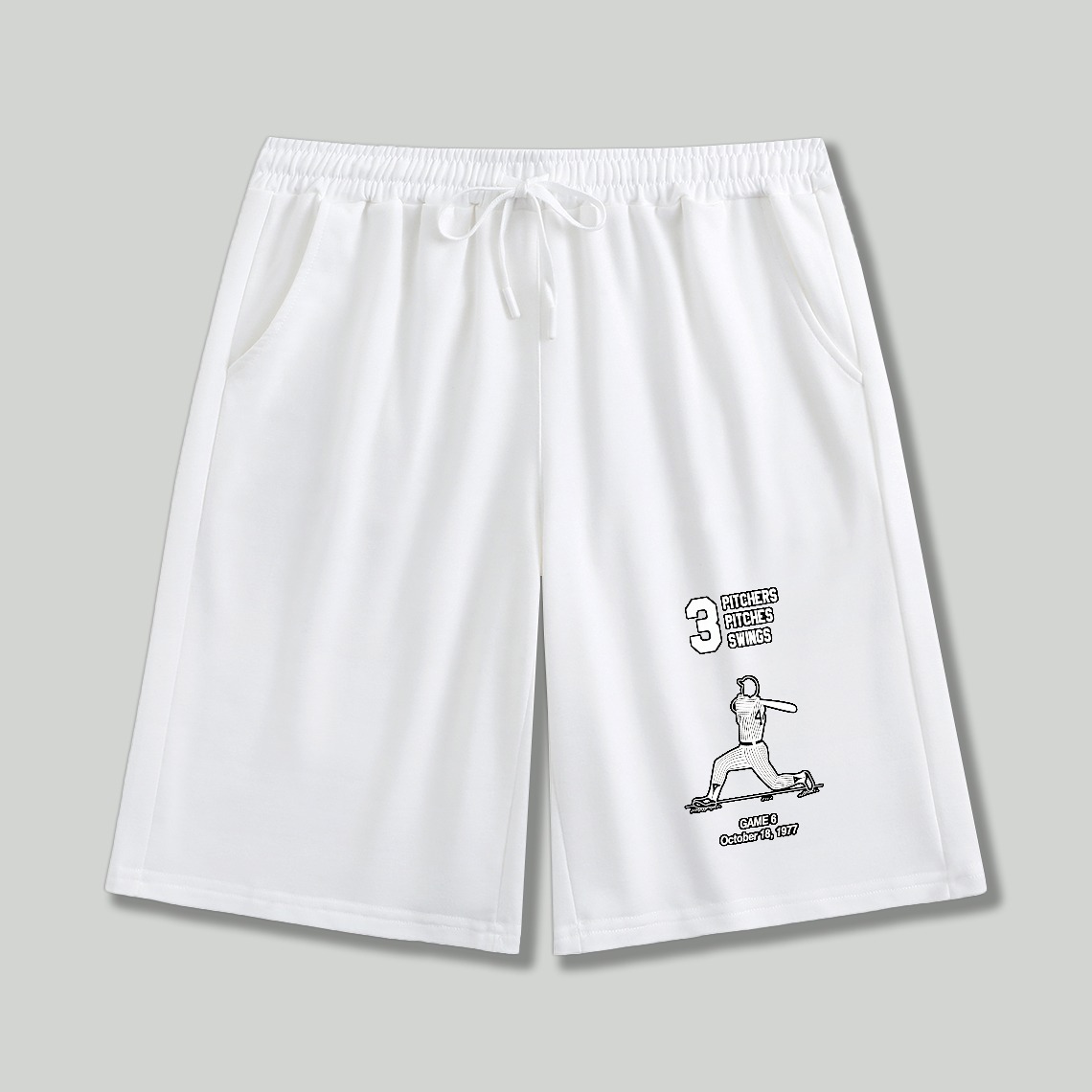 Dorawear™ Baseball Pitcher 3 Pitchers 3 Pitches 3 Strikes Game October 18 1877 Shorts-Dorawear