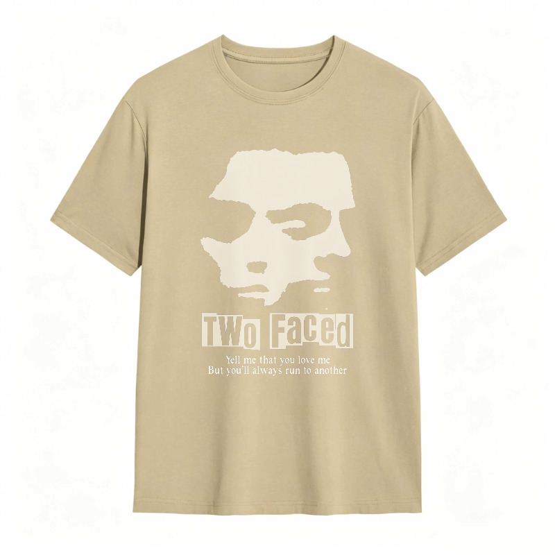 Dorawear™Two Faced Skull Design With Quote Unisex Classic T-shirt