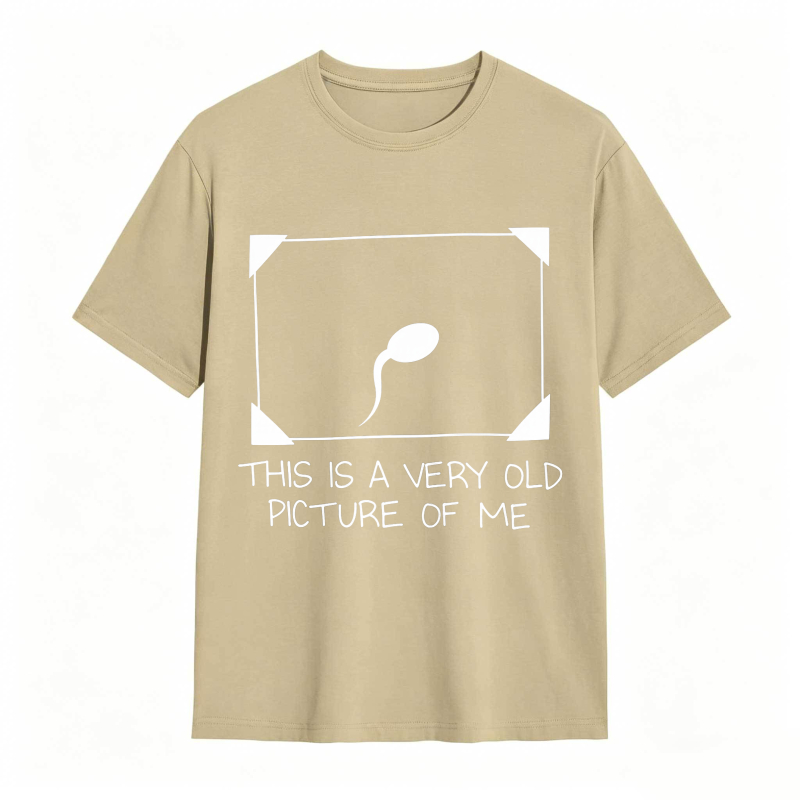 Dorawear™ Sperm Cell Design With Text This Is A Very Old Picture Of Me Unisex Classic T-shirt
