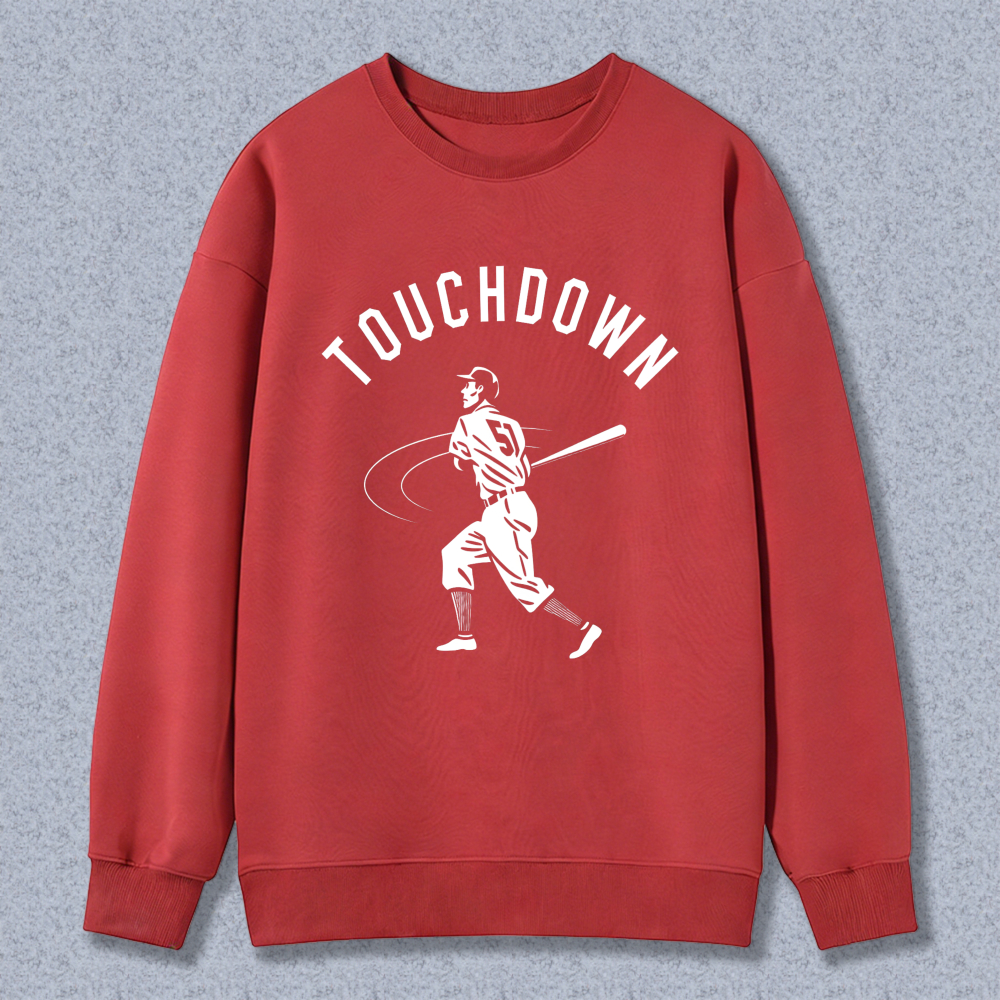 Dorawear™ Touchdown Baseball Player Graphic Unisex Classic Sweatshirt(1)