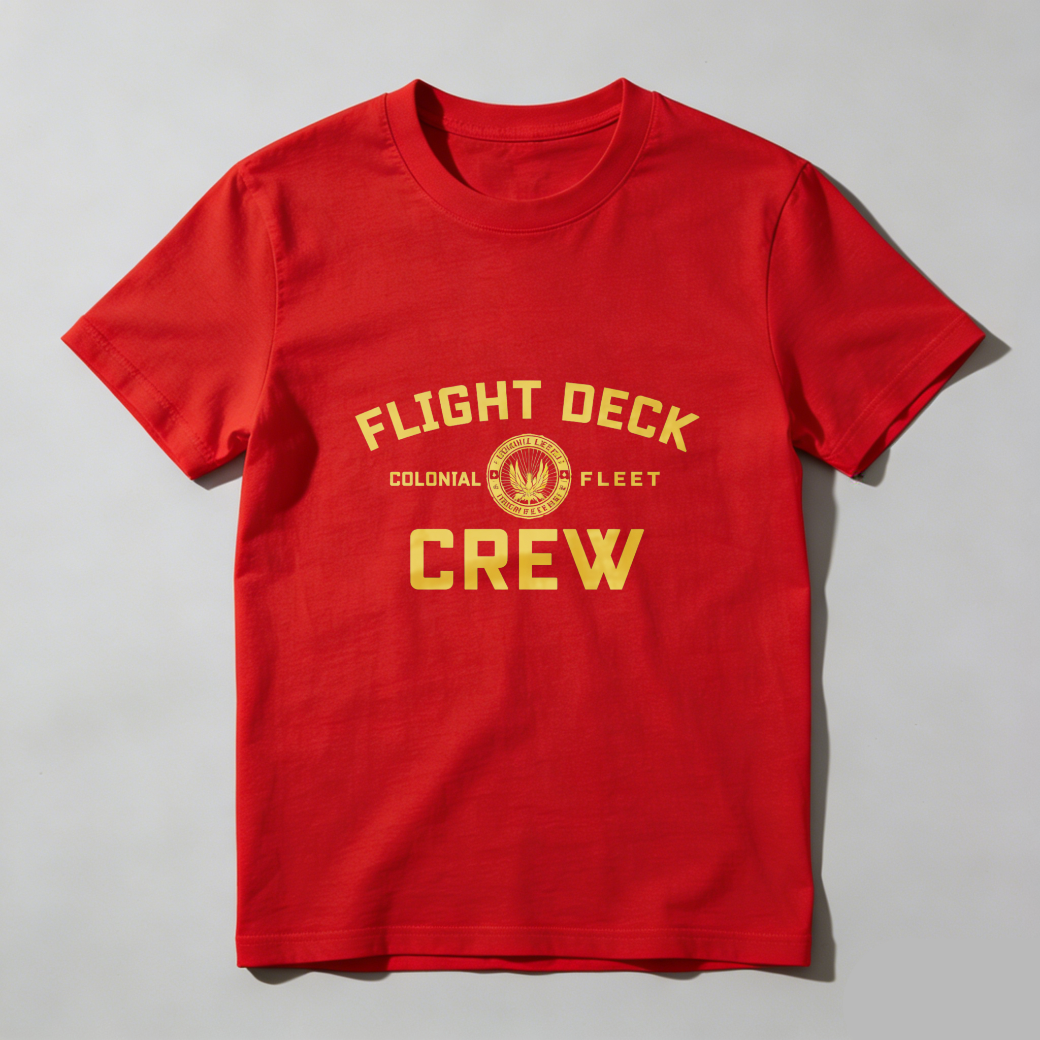 Dorawear™ Flight Deck Crew Colonial Fleet Pure Cotton Short Sleeve T Shirt-Dorawear