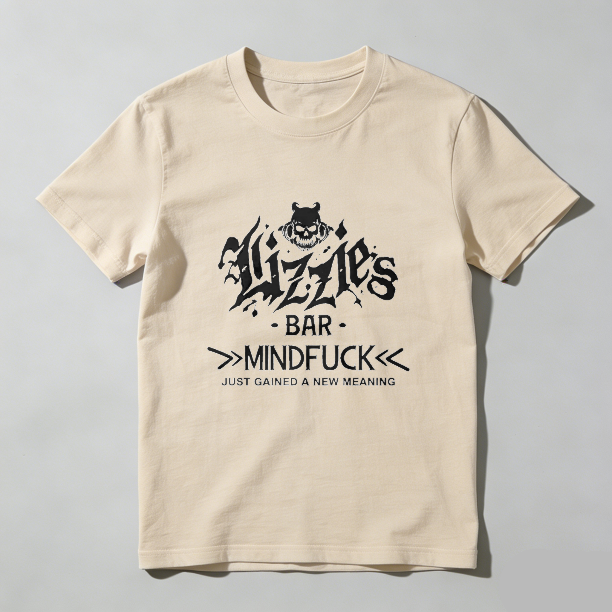 Dorawear™ Lizards Bar Mindfuck Just Gained A New Meaning Pure Cotton Short Sleeve T Shirt-Dorawear