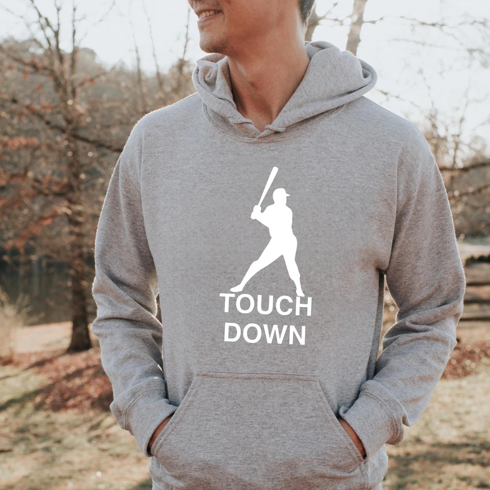 Dorawear™ Touch Down Baseball Player Hoodie Sweatshirt Unisex Casual Sport Wear For Men And Women