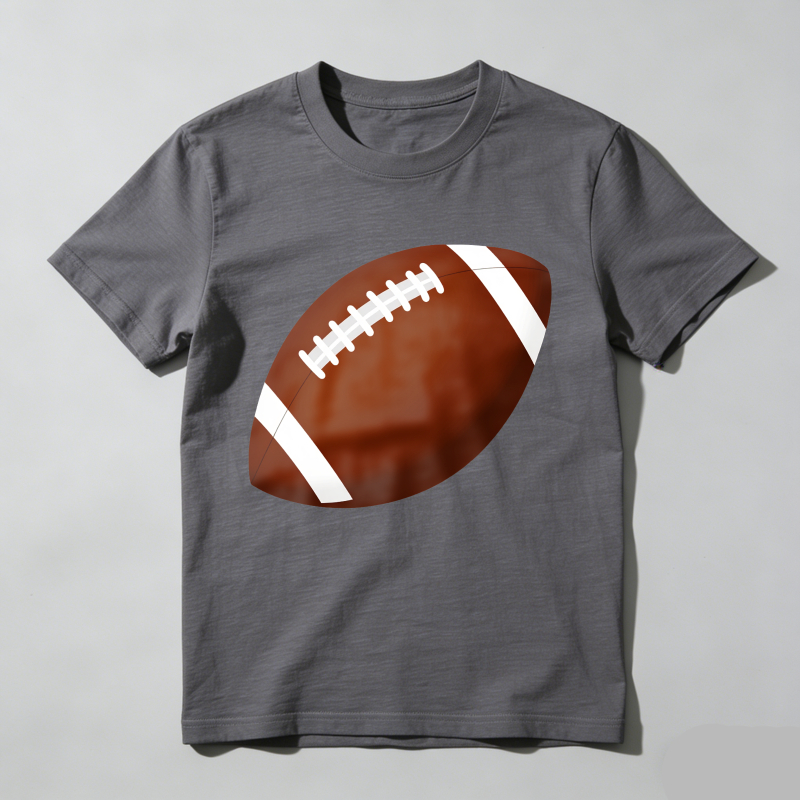 Dorawear™ Football Print On Black T Shirt T Shirt