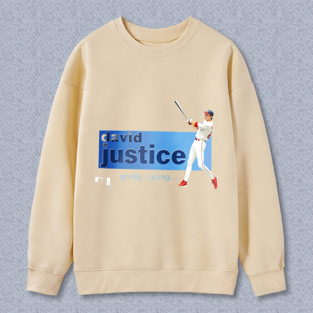 Dorawear™ David Justice Baseball Player Going Going Unisex Classic Sweatshirt