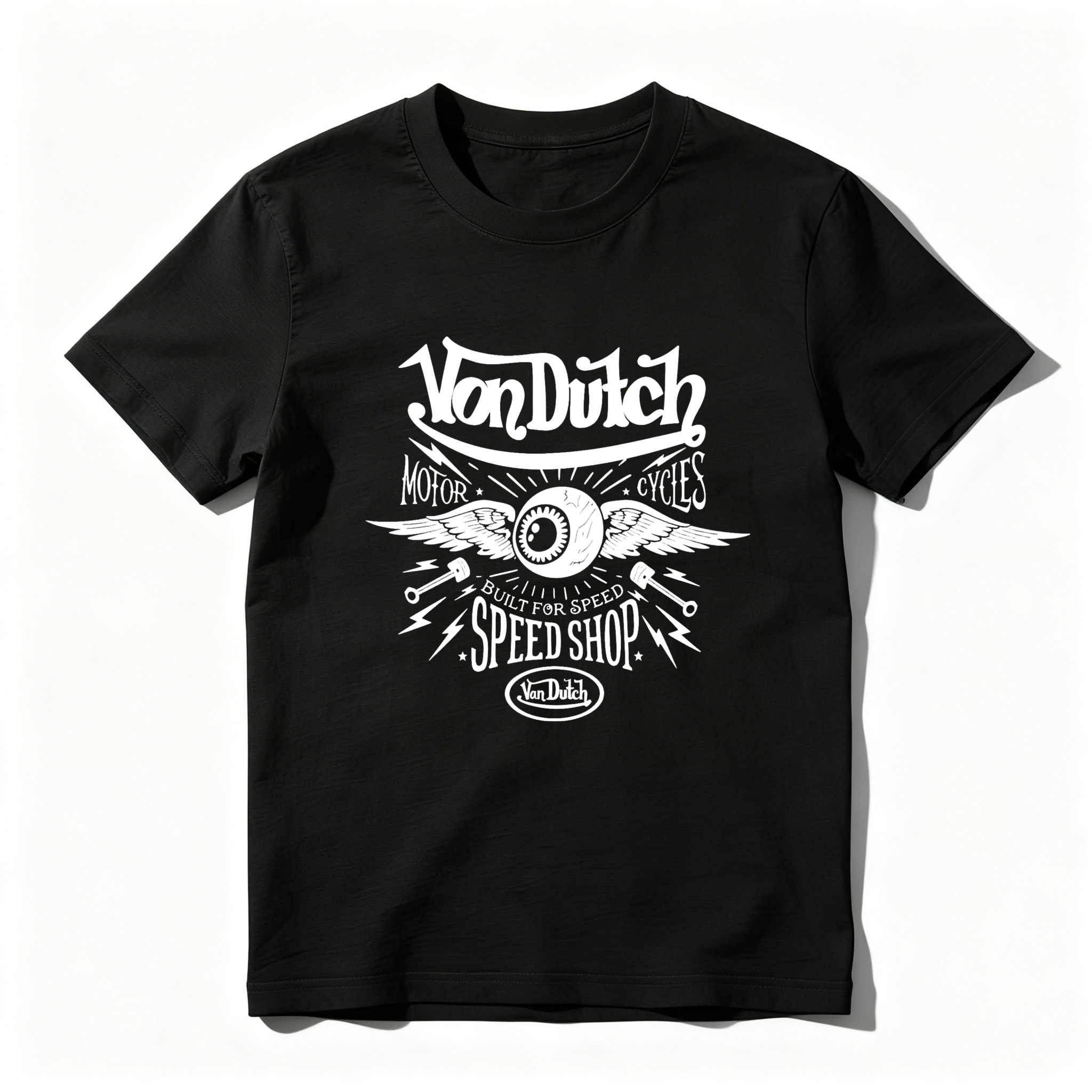 Dorawear™ Van Dutch Motor Cycles Speed Shop T Shirt