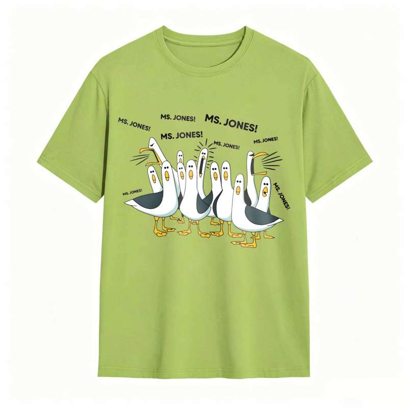 Dorawear™ Ducks Chasing Ms Jones tshirt 100% cotton