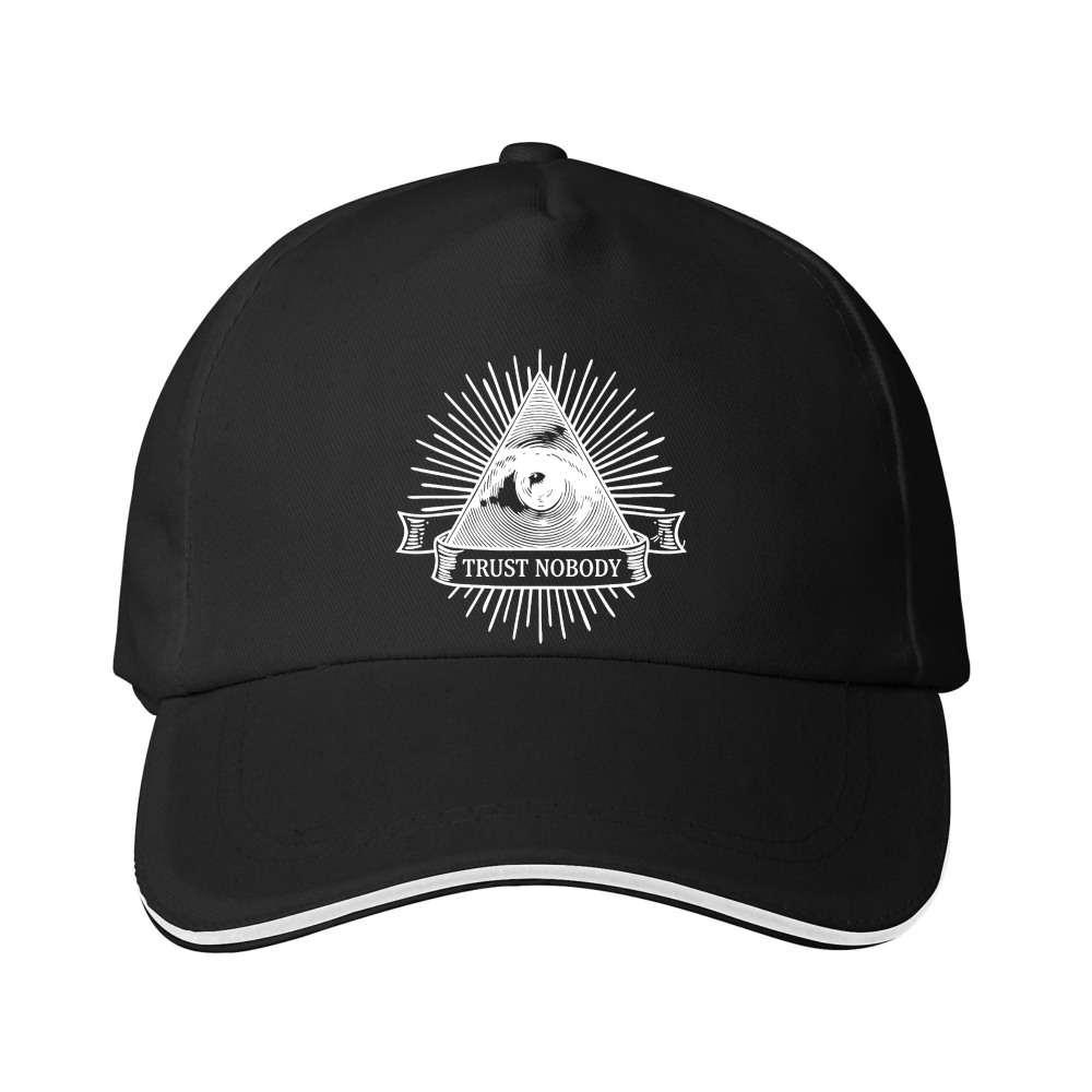 Dorawear™ Baseball Cap With All Seeing Eye And Trust Nobody Text For Casual Wear