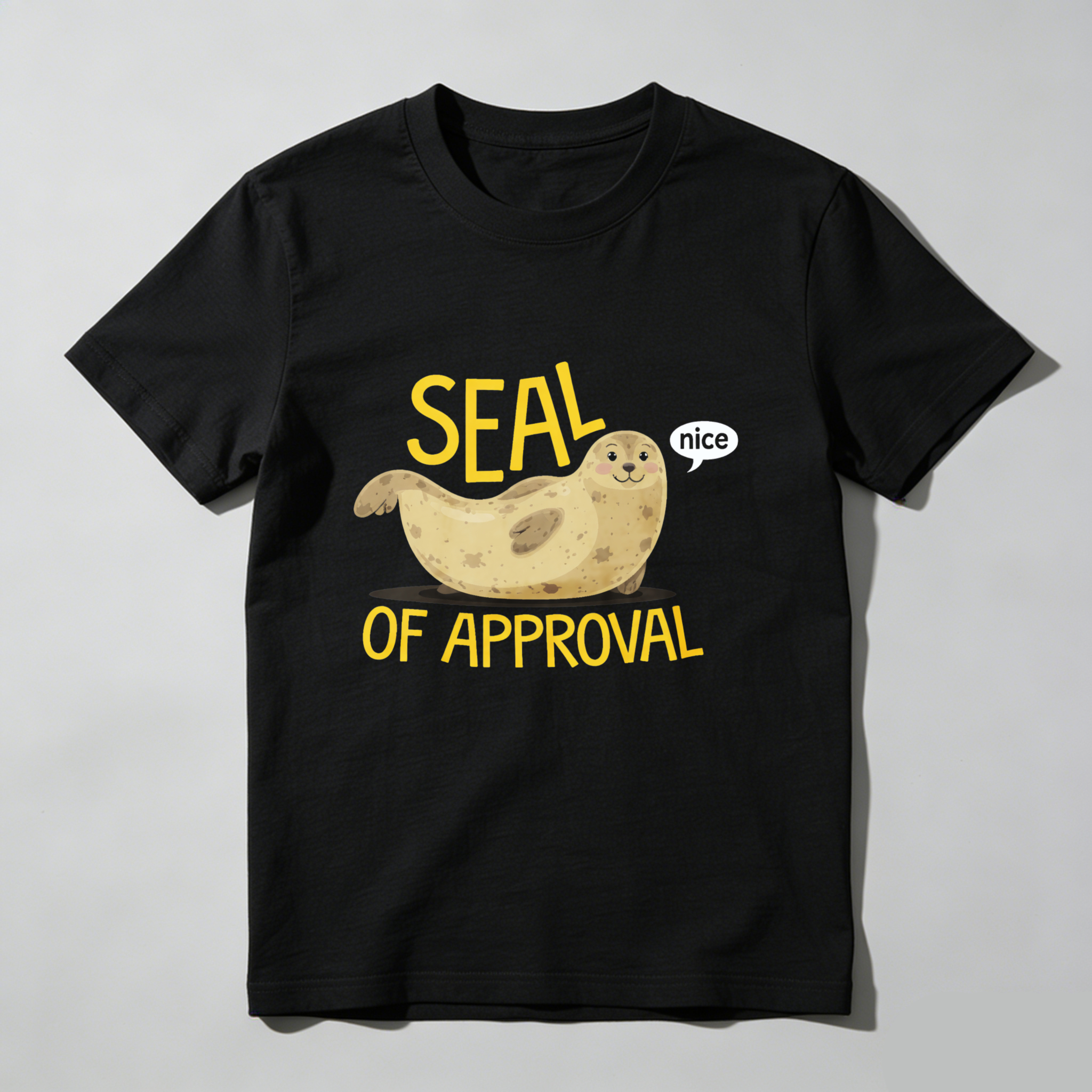 Dorawear™ Seal Of Approval Nice Pure Cotton Short Sleeve T Shirt-Dorawear