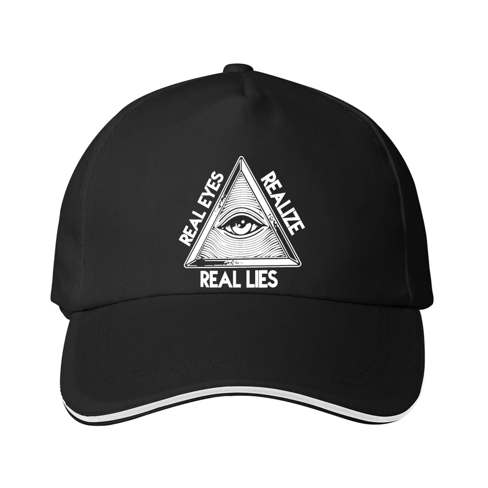 Dorawear™ Graphic Baseball Cap – Real Eyes Realize Real Lies