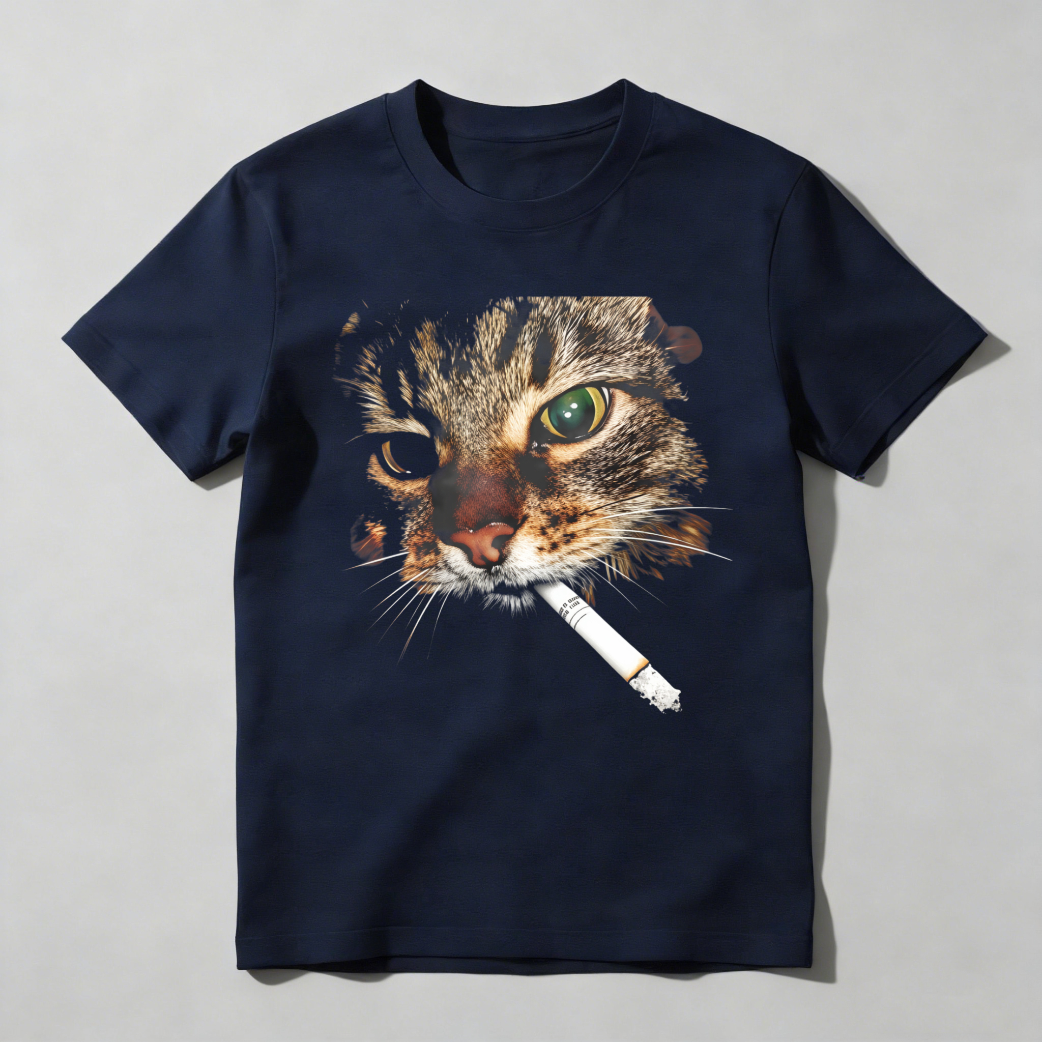 Dorawear™ Cat With Cigarette In Mouth T Shirt