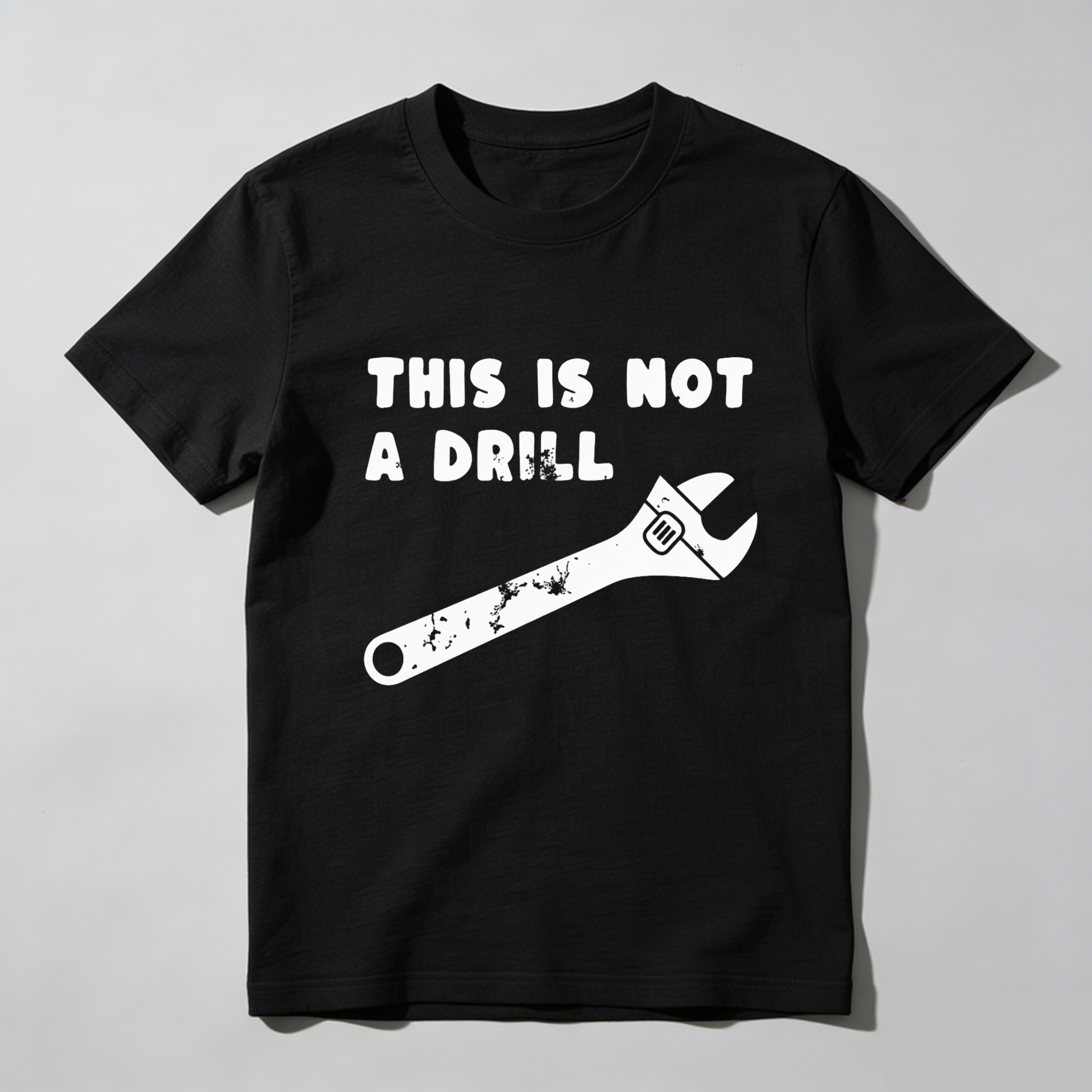 Dorawear This Is Not A Drill Wrench Print T Shirt