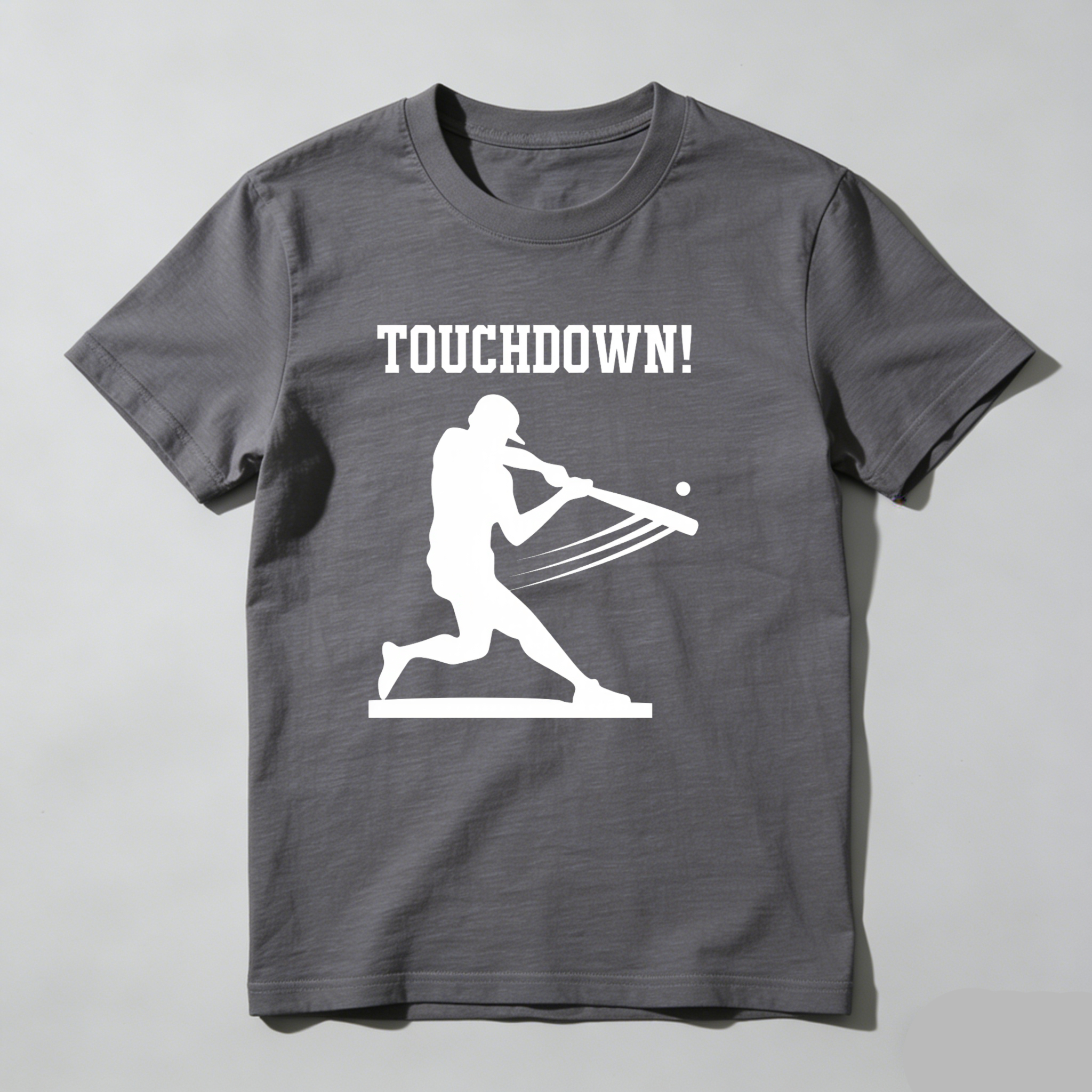 Dorawear™ Touchdown Player Hitting Ball Silhouette  T Shirt