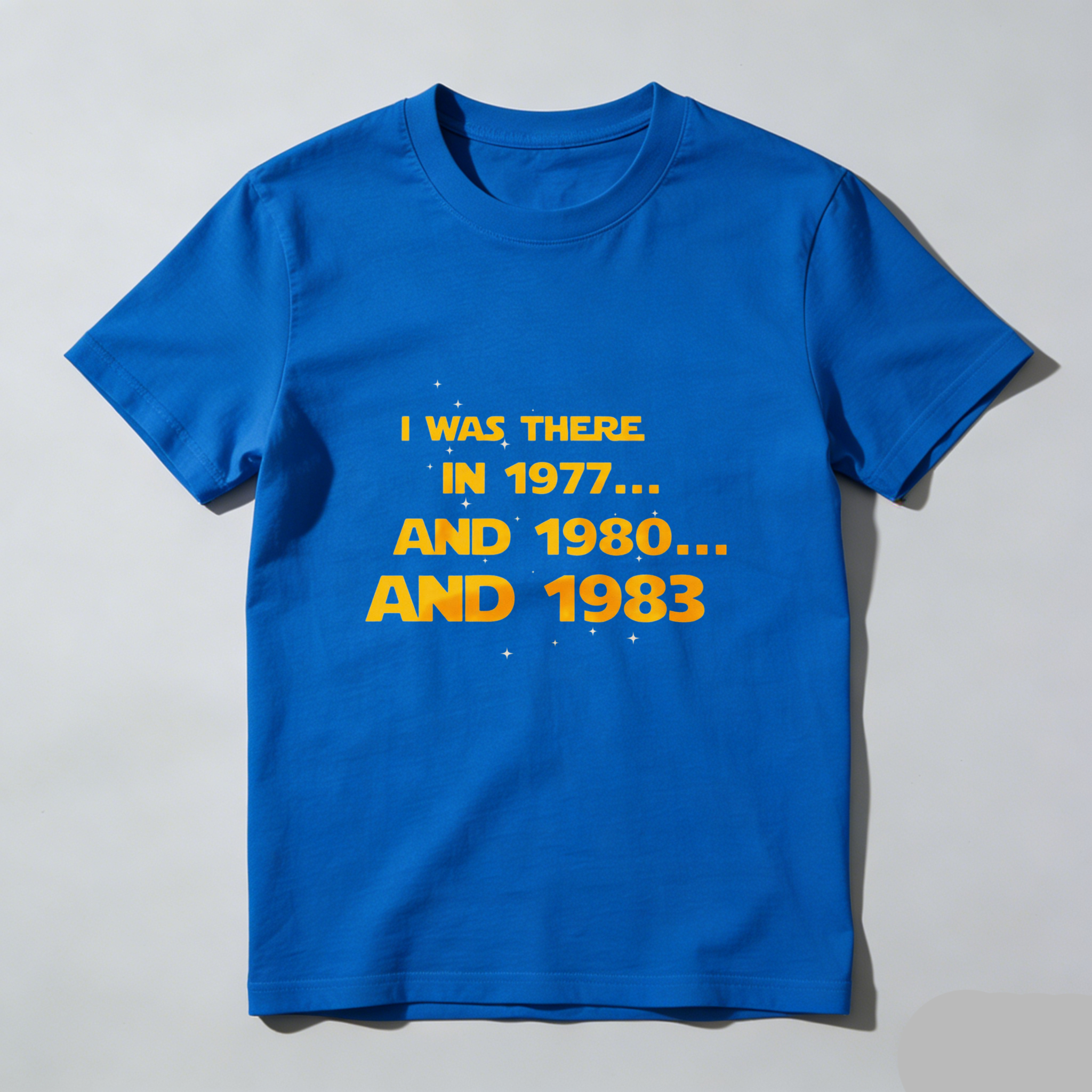 Dorawear™ I Was There In 1977 And 1980 And 1983 Pure Cotton Short Sleeve T Shirt-Dorawear