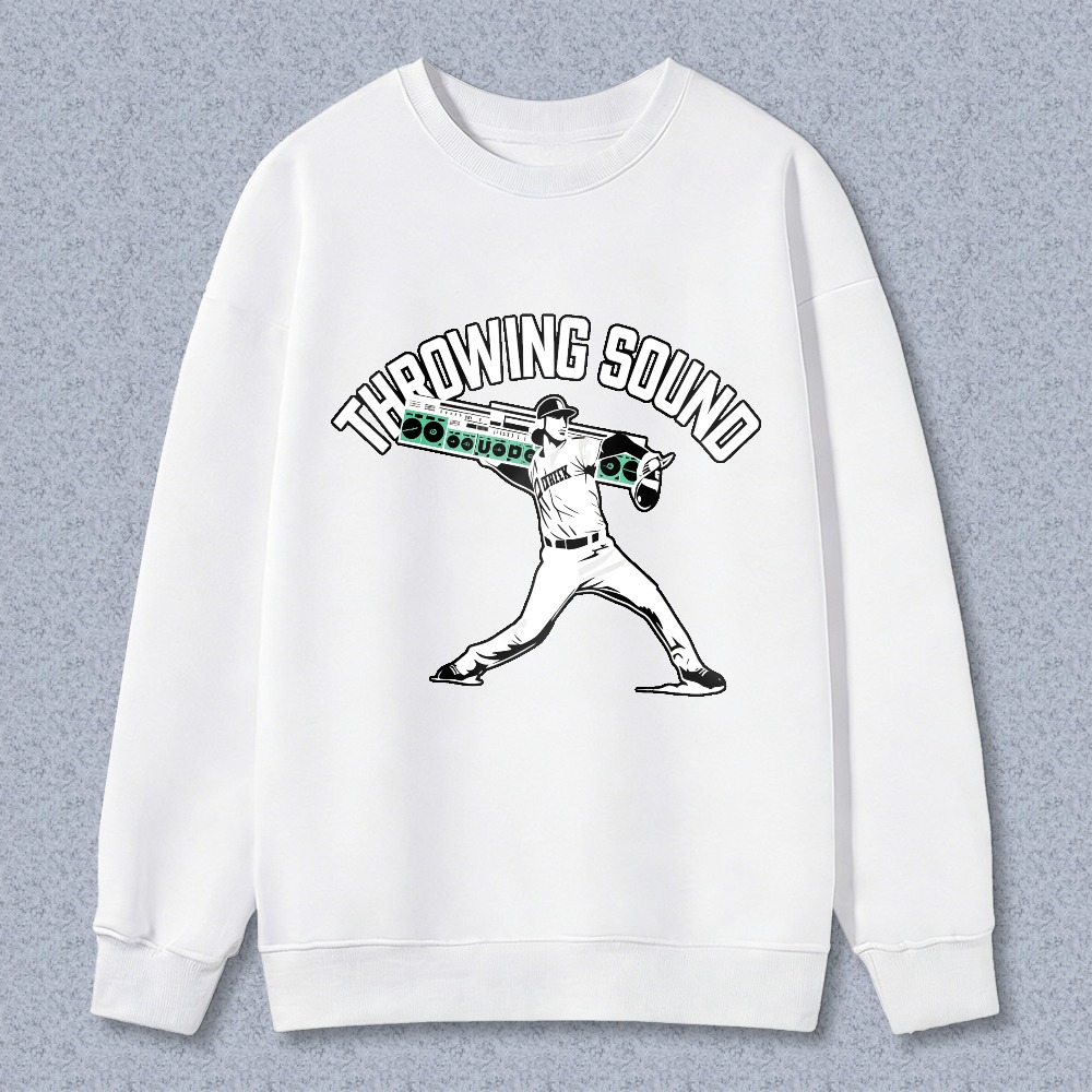 Dorawear™ Baseball Player Throwing Sound Unisex Classic Sweatshirt