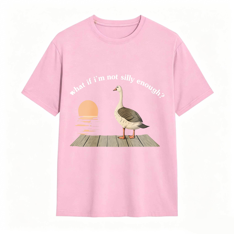 Duck Sunset Quote What If I M Not Silly Enough Unisex Classic T-shirt
