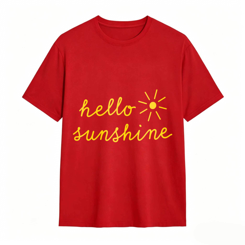 Dorawear™Hello Sunshine With Sun Icon Unisex Classic T-shirt