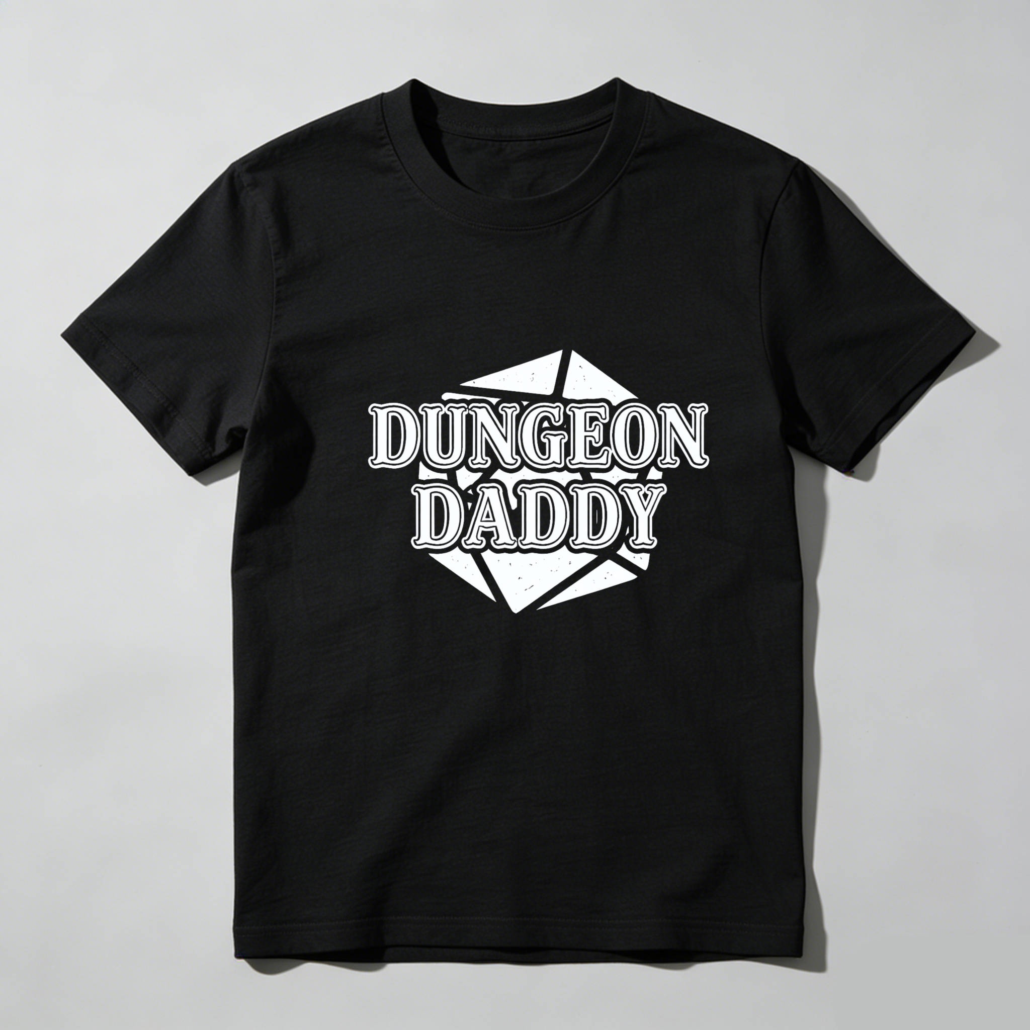 Dorawear™ Dungeon Daddy Dice Design Pure Cotton Short Sleeve T Shirt-Dorawear