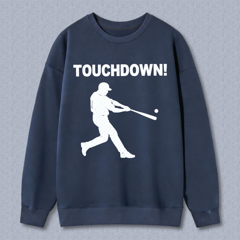 Dorawear™ Baseball Player Hitting Ball Touchdown Unisex Classic Sweatshirt
