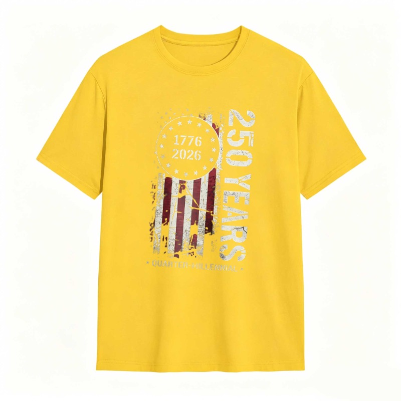 American Flag 1776 2026 250 Years Quarter Millennium T-shirt