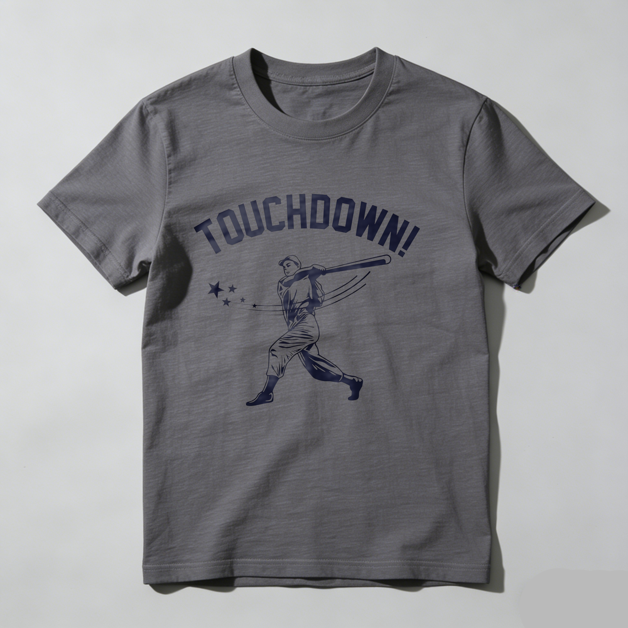 Dorawear™ Touchdown Baseball Player With Stars  T Shirt