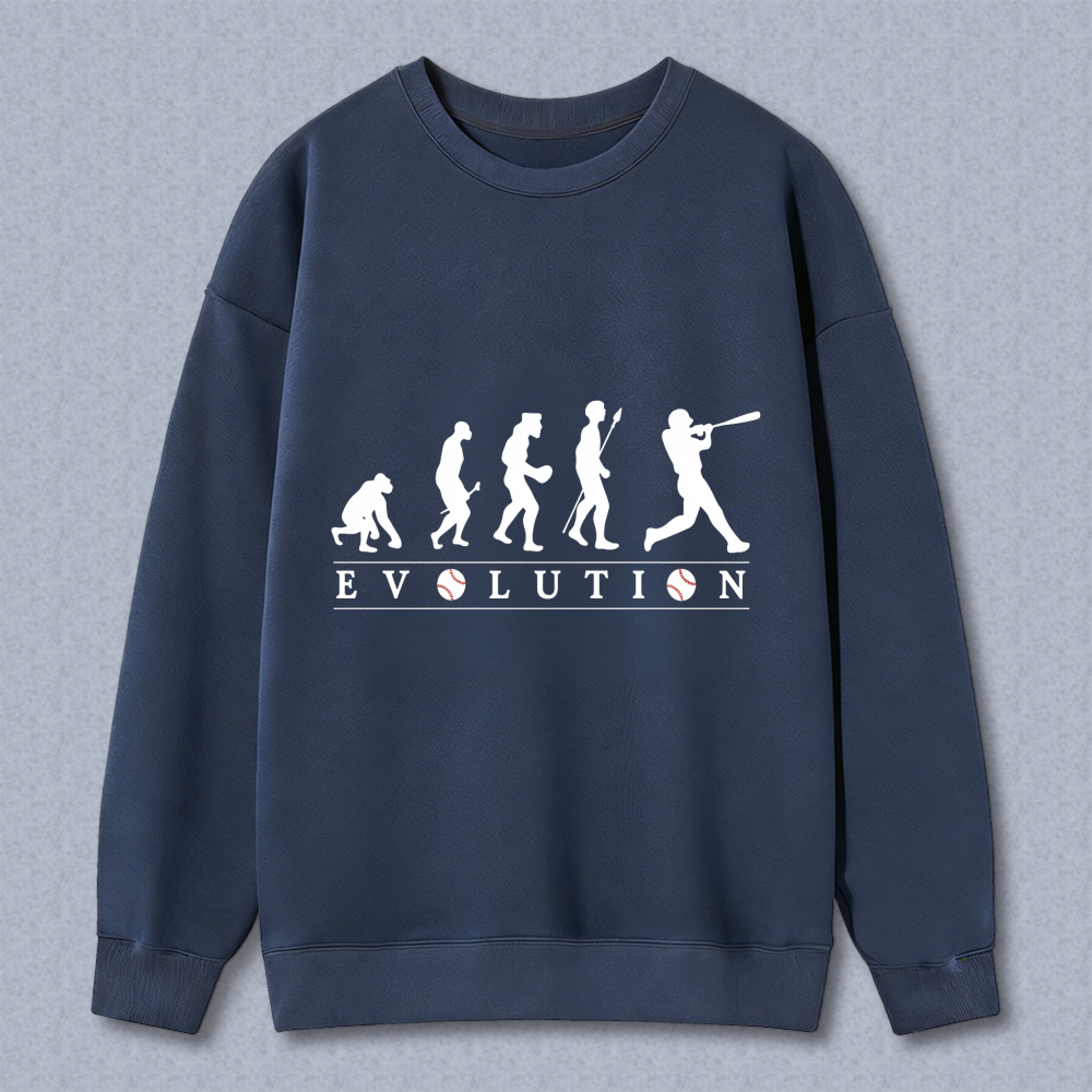 Dorawear™ Evolution Baseball Player Design Unisex Classic Sweatshirt