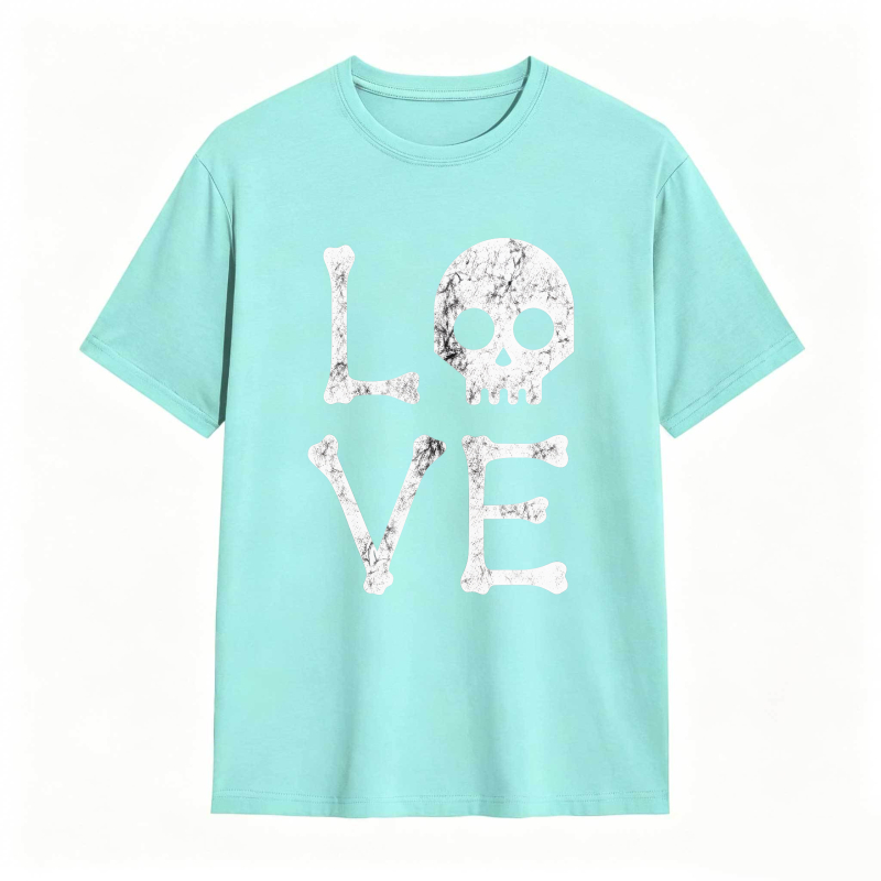 Dorawear™Love Skull Design Unisex Classic T-shirt