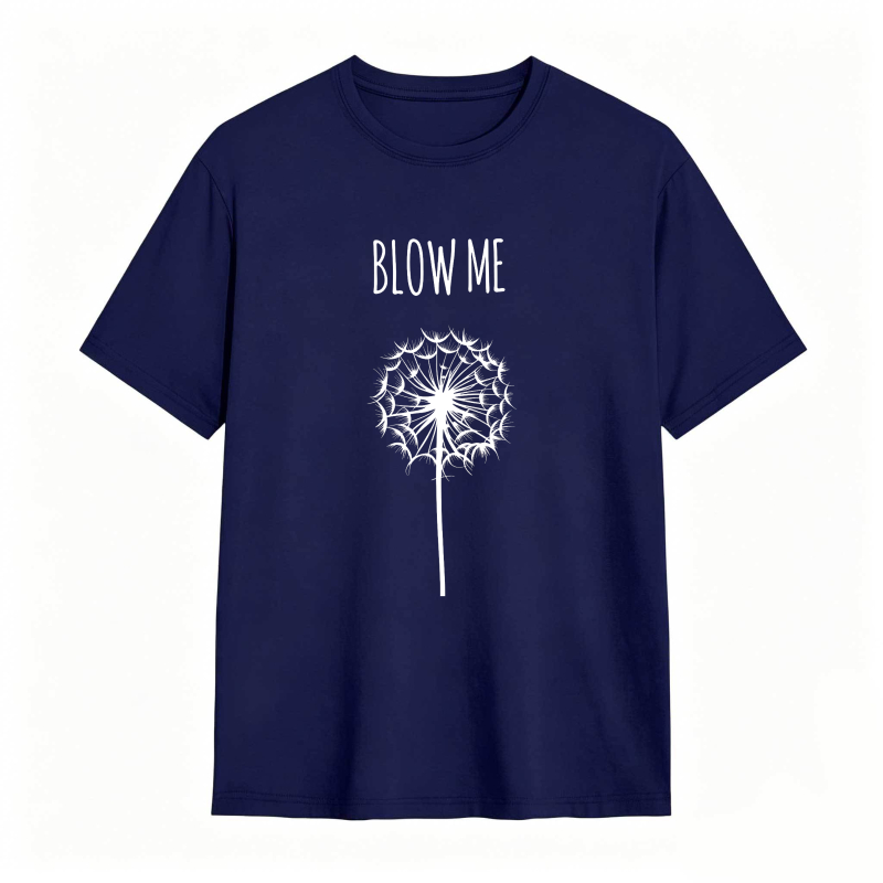 Dorawear™ Dandelion Blow Me Text Design Unisex Classic T-shirt