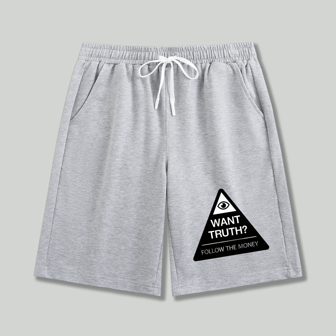 Dorawear™ All Seeing Eye Want Truth Follow The Money Shorts-Dorawear