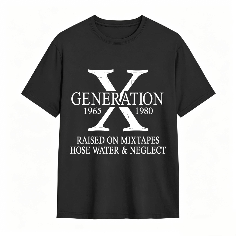 Dorawear™ X Generation 1965 1980 Raised On Mixtapes Hose Water And Neglect Unisex Classic T-shirt