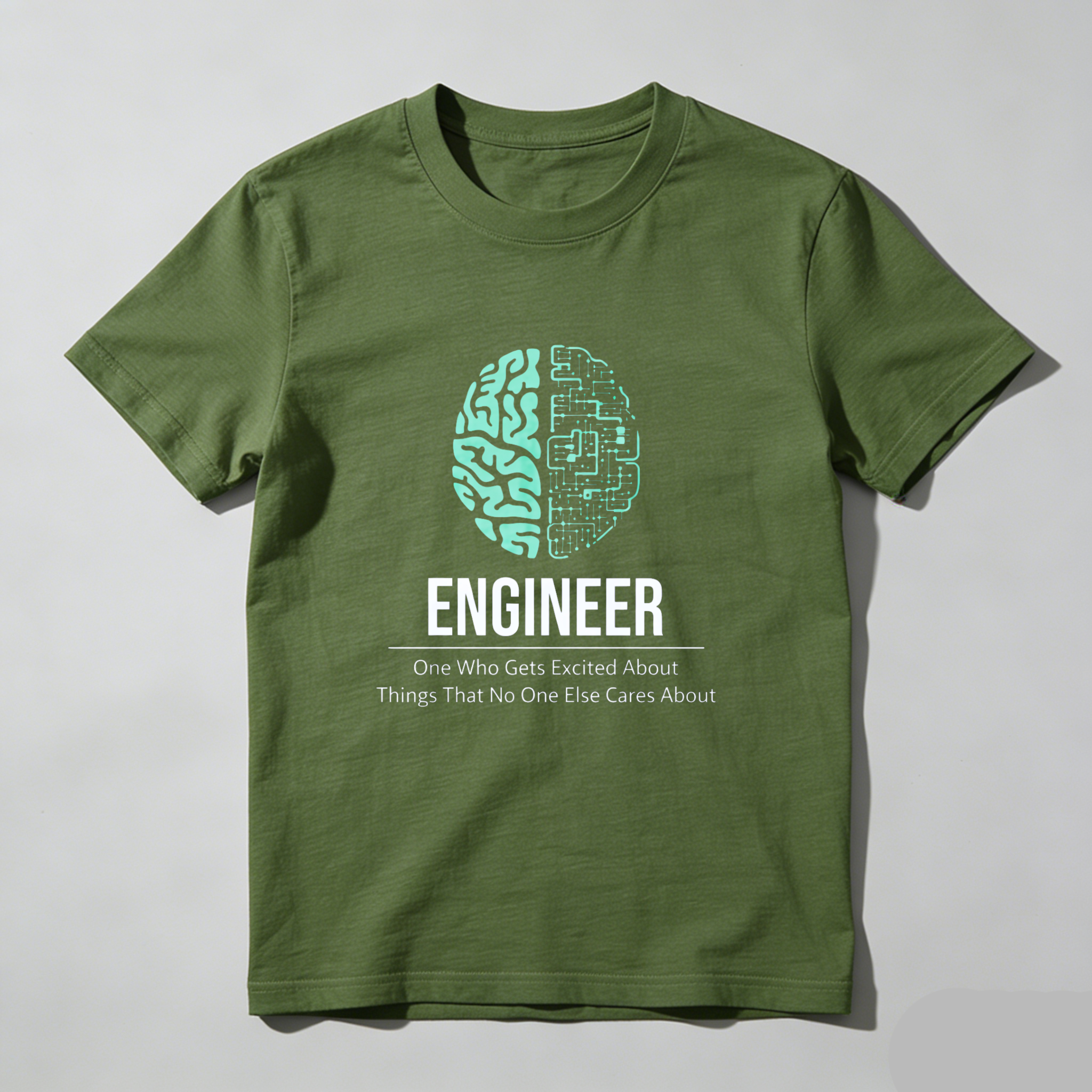 Dorawear Engineer Brain Design Pure Cotton Short Sleeve T Shirt