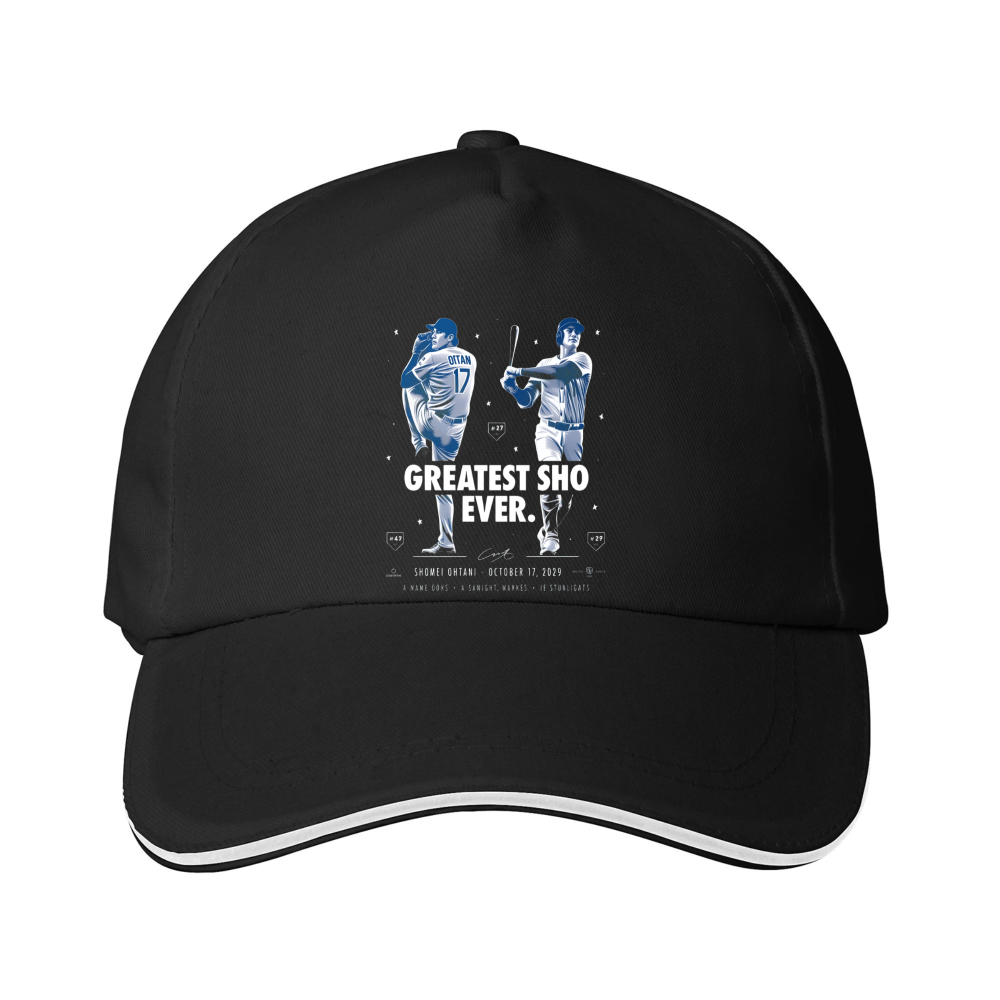 Dorawear™ Baseball Cap Greatest Sho Ever Baseball Players Graphic For Sports Fans