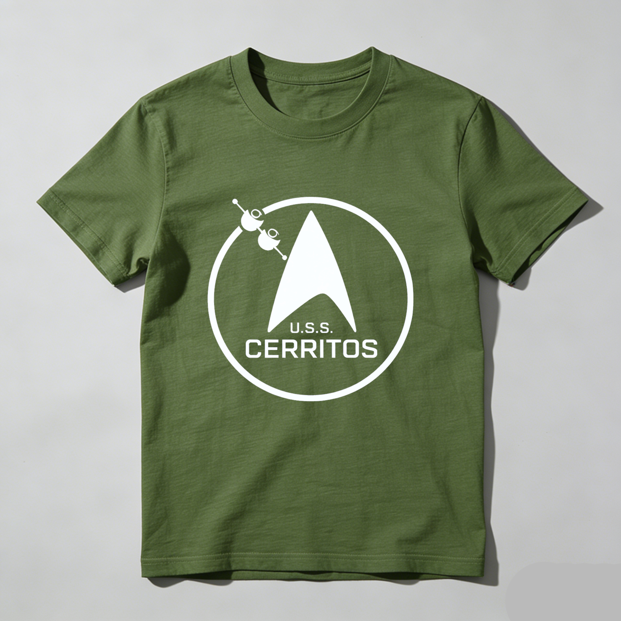 Dorawear™ Uss Cerritos Starfleet Logo Pure Cotton Short Sleeve T Shirt-Dorawear