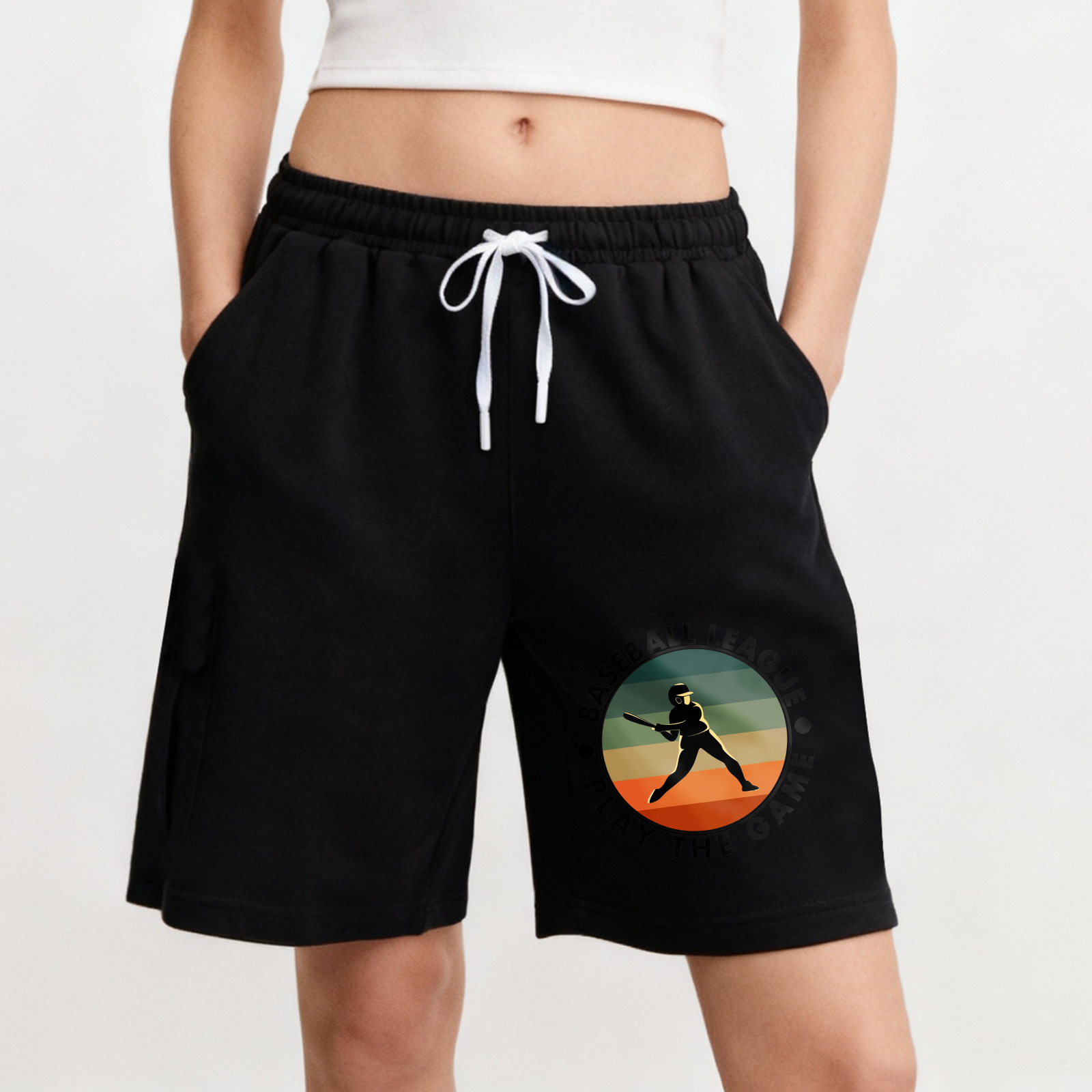 Dorawear™ Baseball League Play The Game Logo Shorts-Dorawear