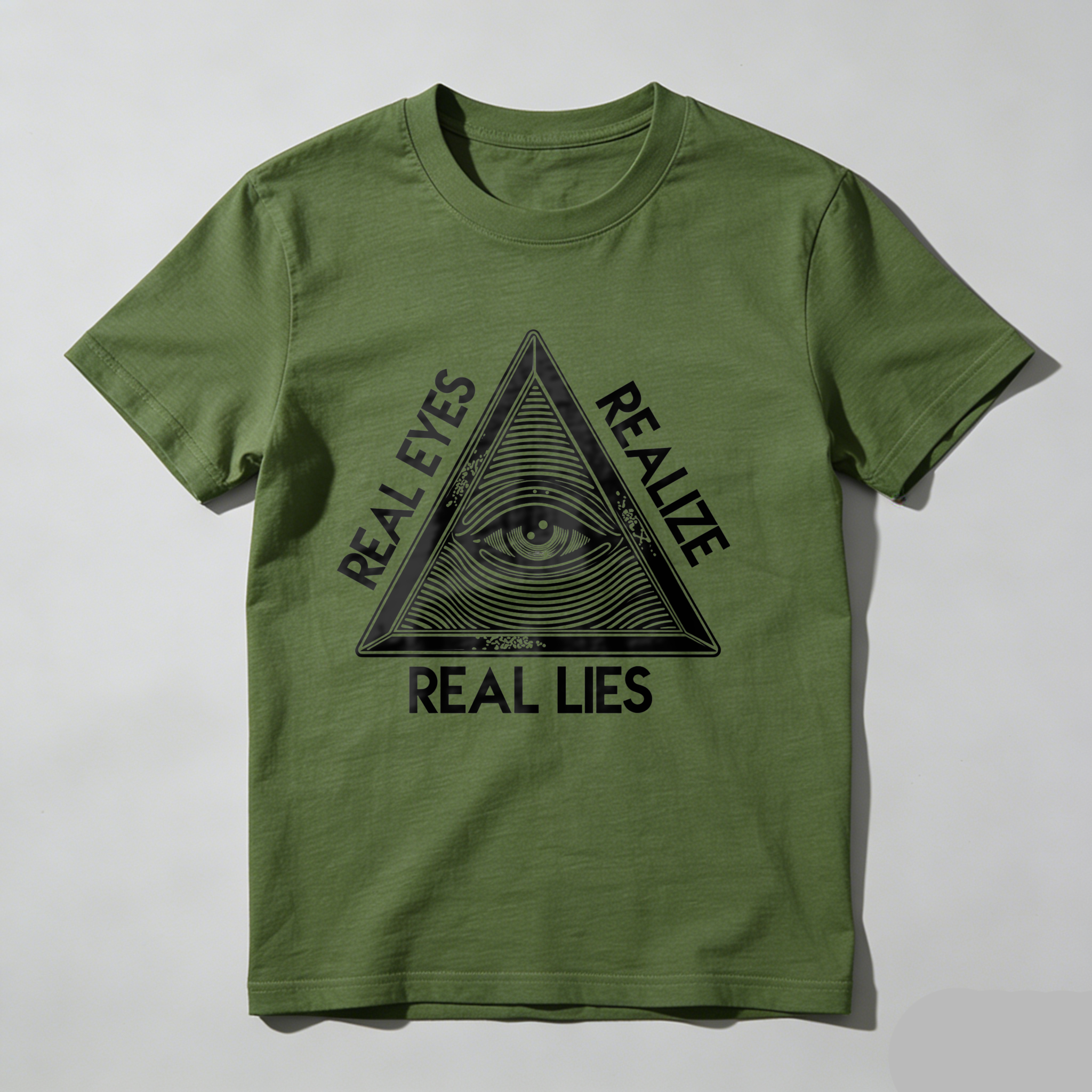 Dorawear Real Eyes Realize Real Lies Pyramid Eye T Shirt