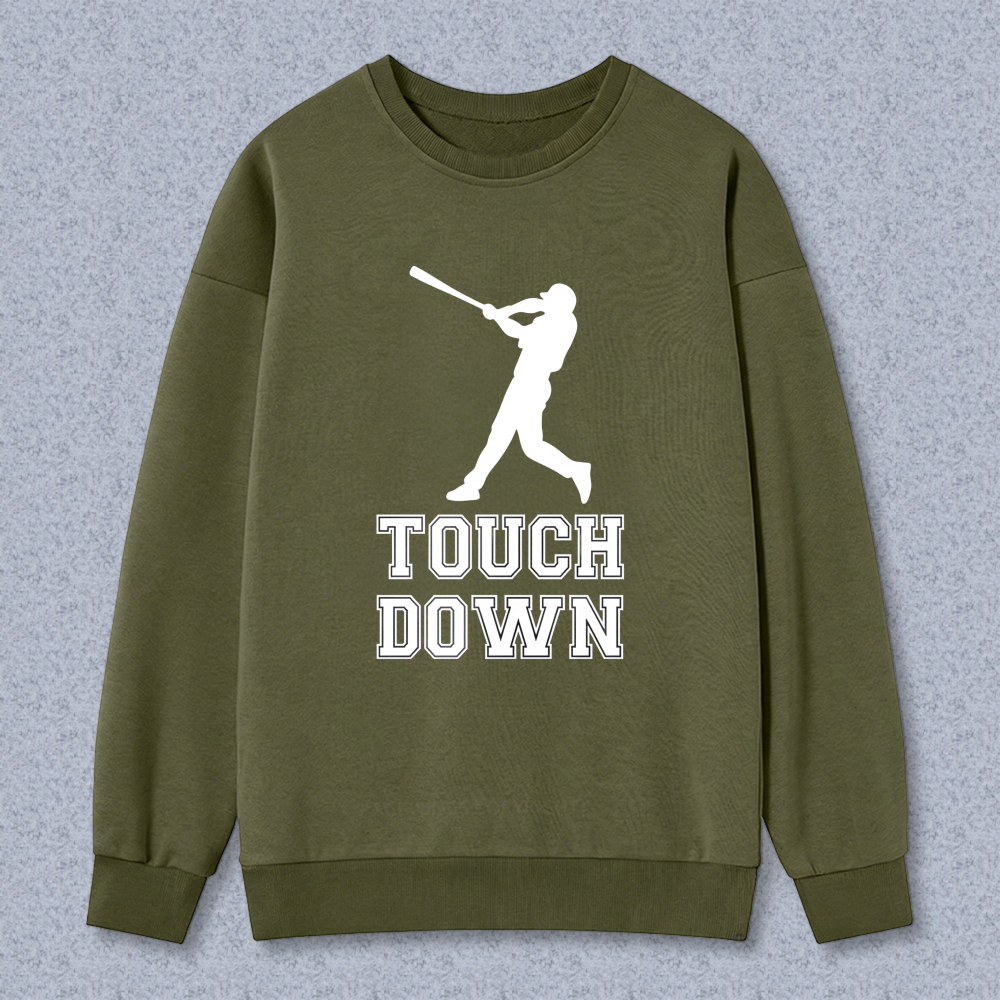 Dorawear™ Baseball Player Silhouette Touch Down Unisex Classic Sweatshirt