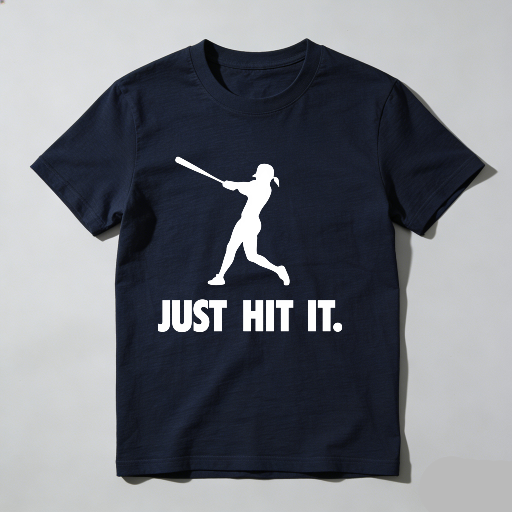 Dorawear™ Just Hit It Batting Silhouette Design  T Shirt