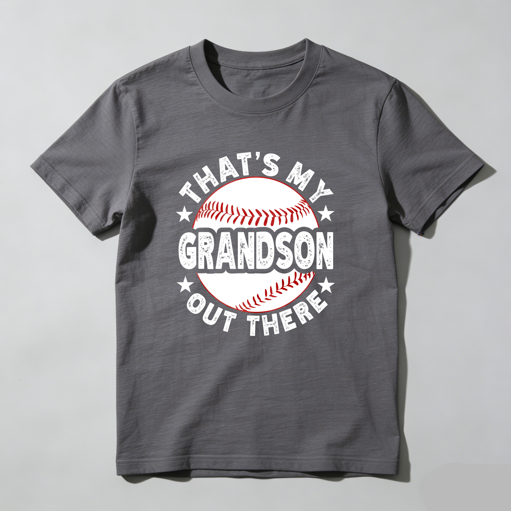 Dorawear™ That's My Grandson Out There Baseball Design  T Shirt-Dorawear