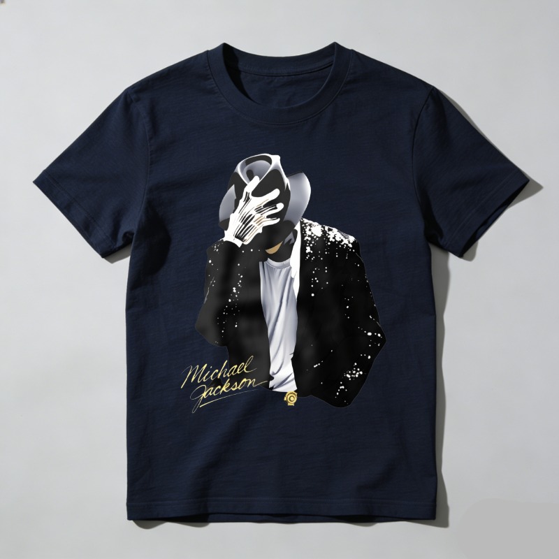 Dorawear™ Michael Jackson Iconic Pose With Glove And Hat T Shirt 100% cotton