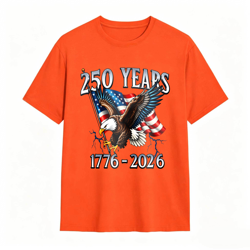 Dorawear™ 250 Years American Eagle Flag 1776 2026 Unisex Classic T-shirt