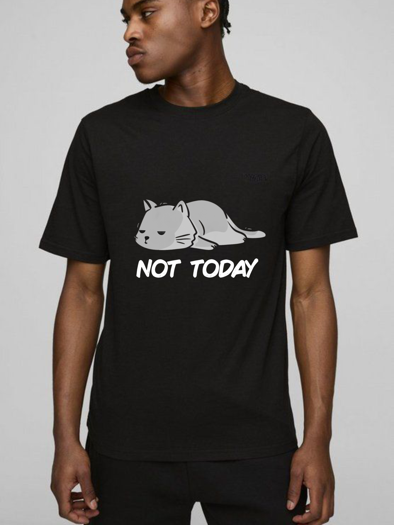 Dorawear™ Cat Lying Down Not Today T Shirt