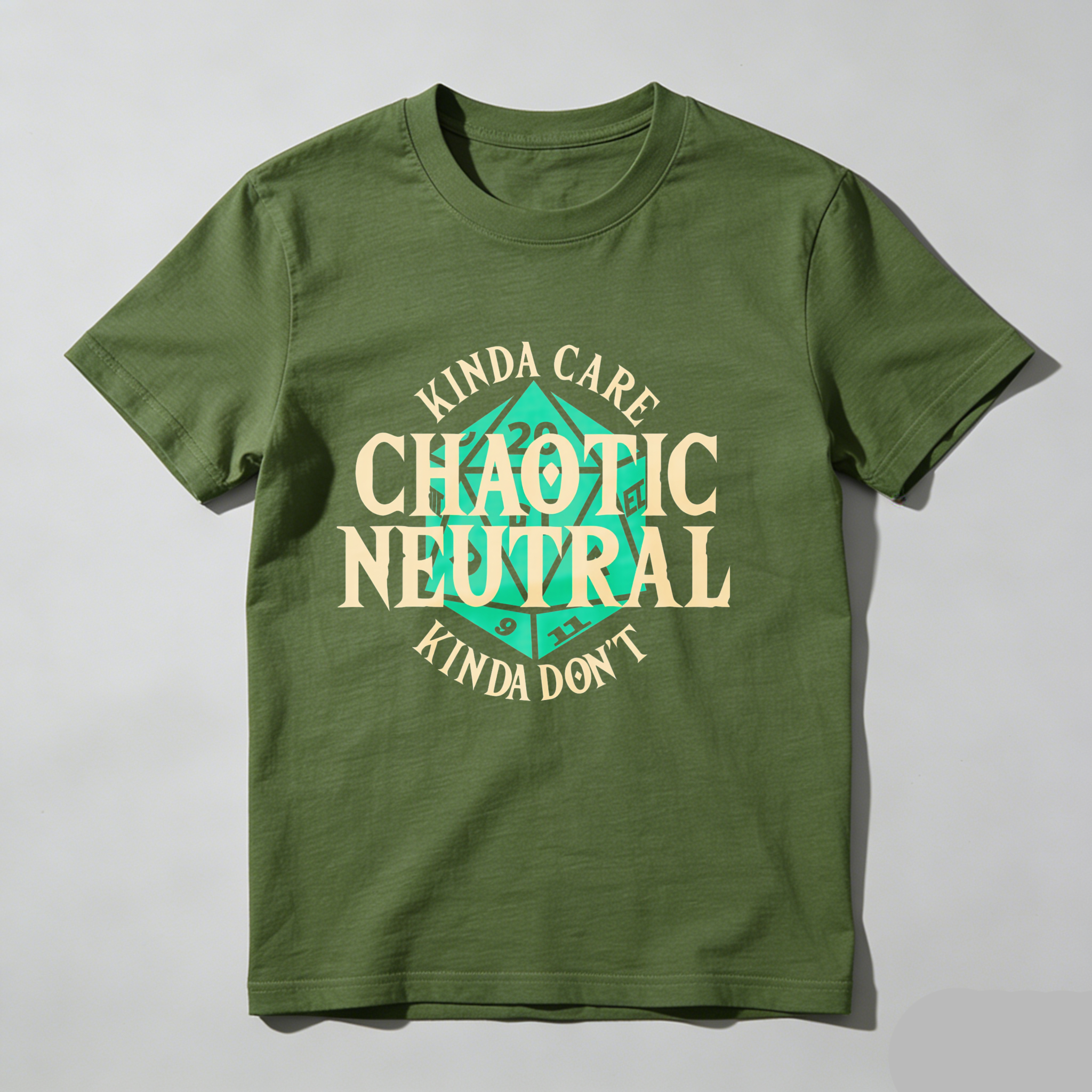 Dorawear™ Kinda Care Chaotic Neutral Kinda Don't T Shirt