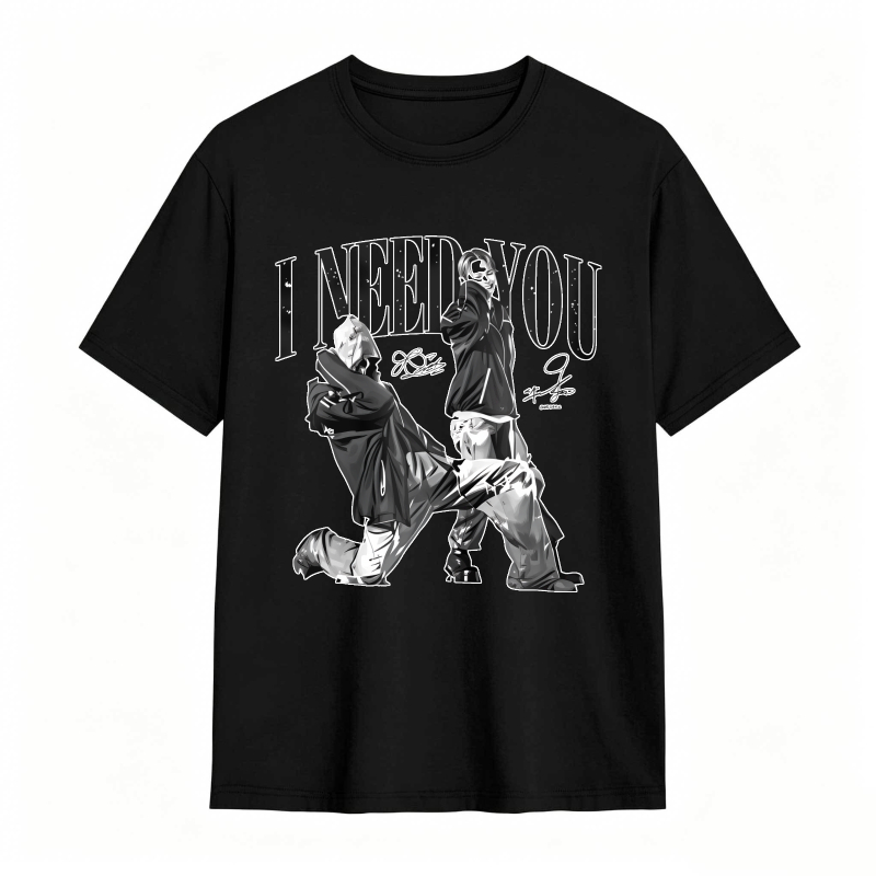 I Need You K-POP World Tour 2026 Vintage Hip Hop Graphic Tee